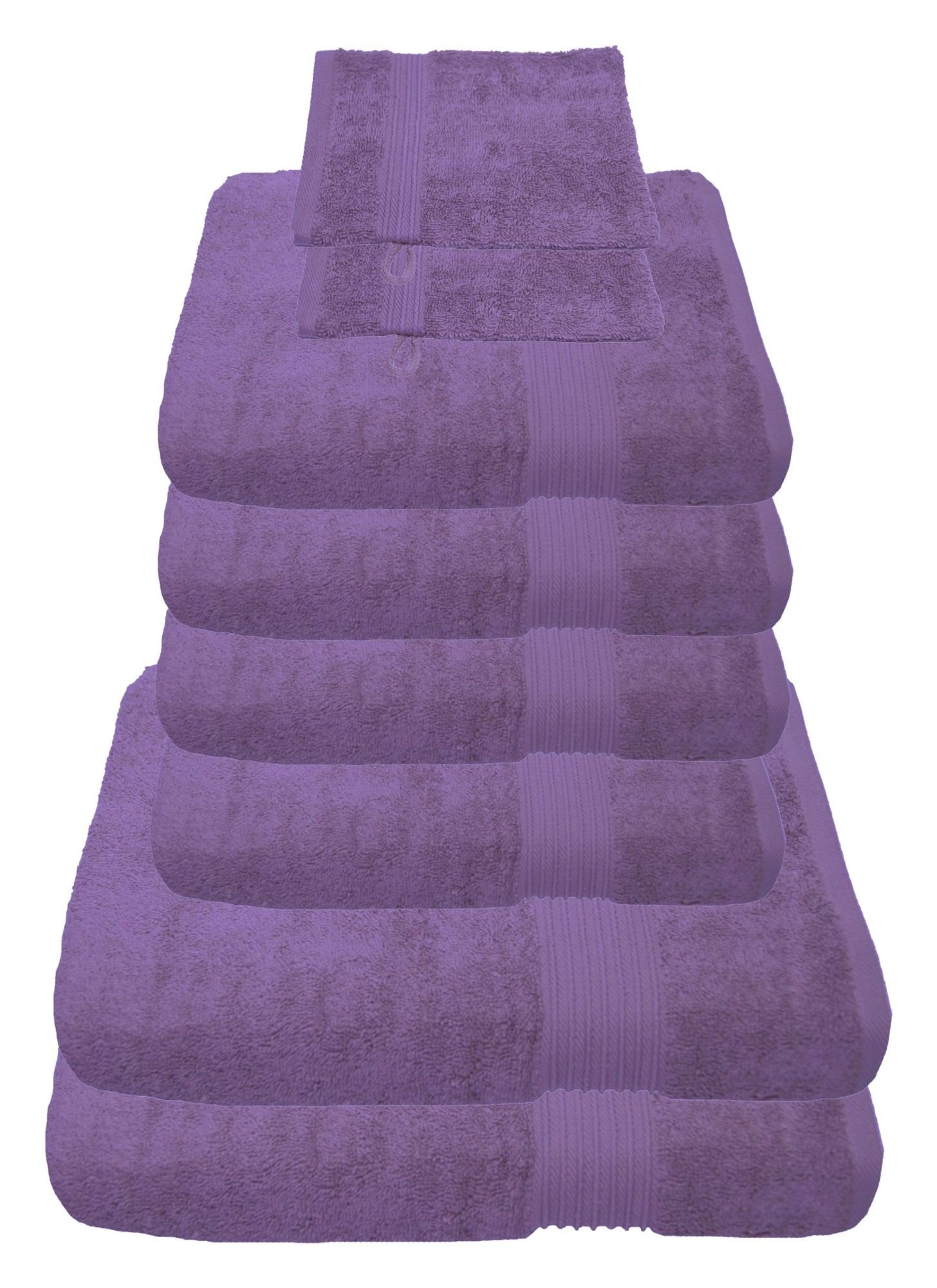 Julie Julsen Handtücher 8-Handtücher-Lavendel, Baumwolle (8-St) günstig online kaufen