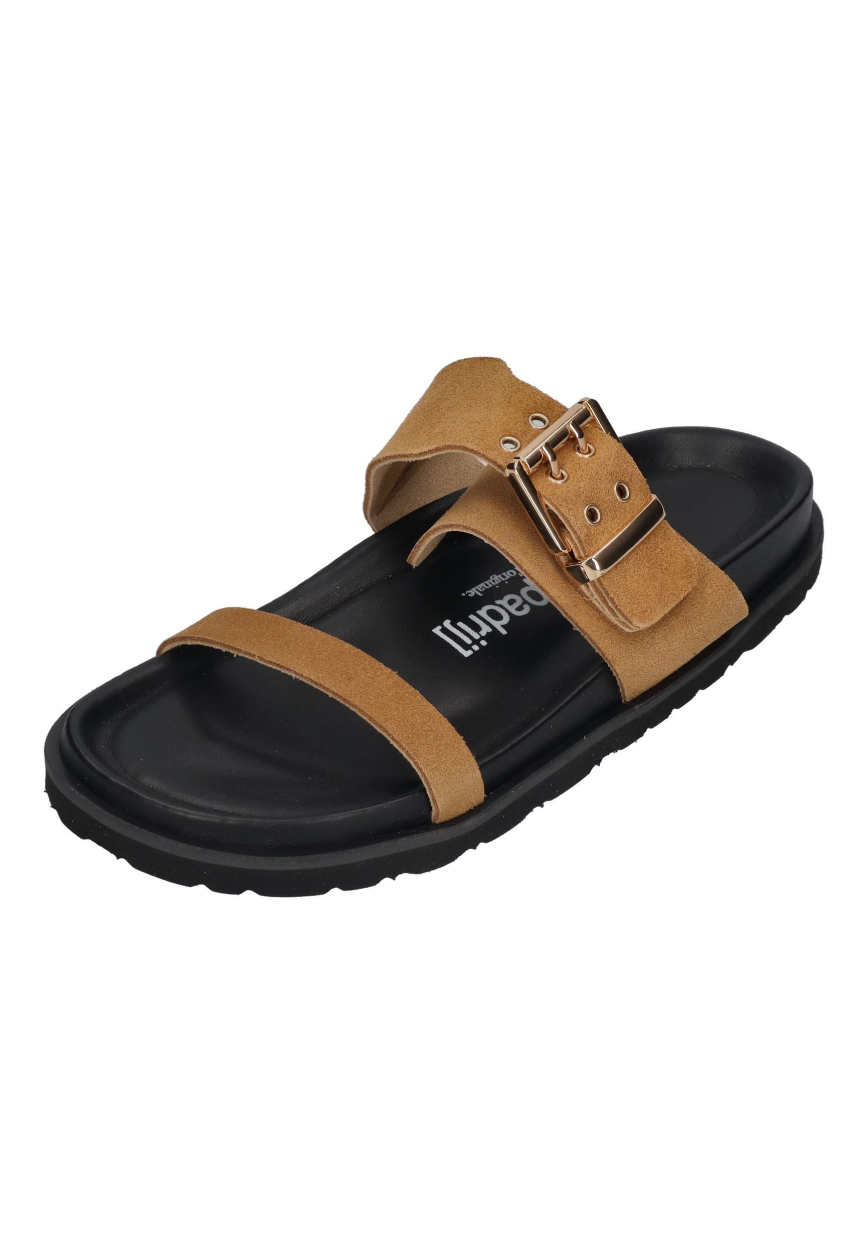 espadrij l´originale NOVA VELOUR BOLD Pantolette Tan Clair