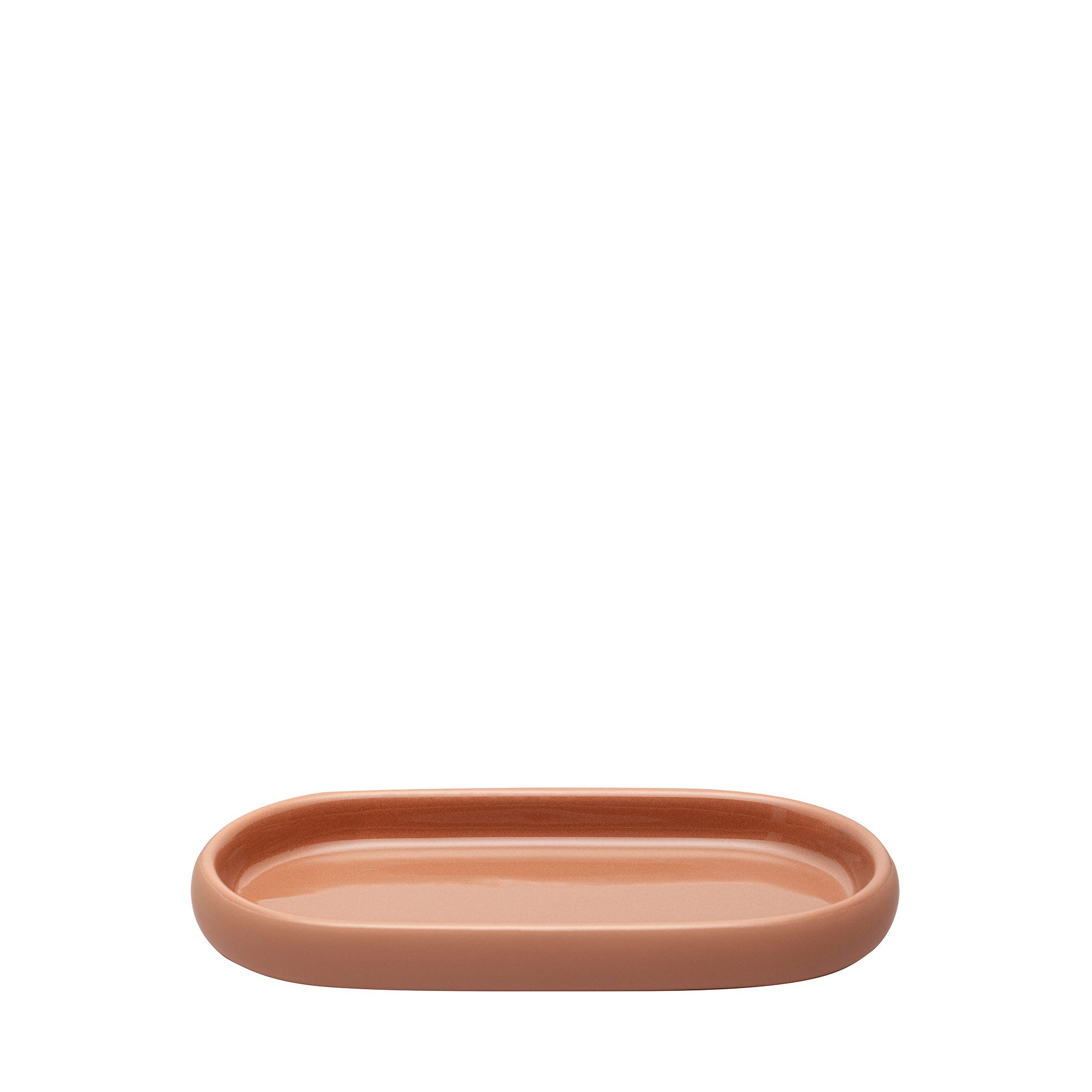 blomus Tablett -SONO- Ablageschale: Hochwertige Keramik mit Soft-Touch-Oberfläche, Keramik, Keramik, Silikon, Soft-Touch-Oberfläche, Innen glasiert, Pflegeleicht