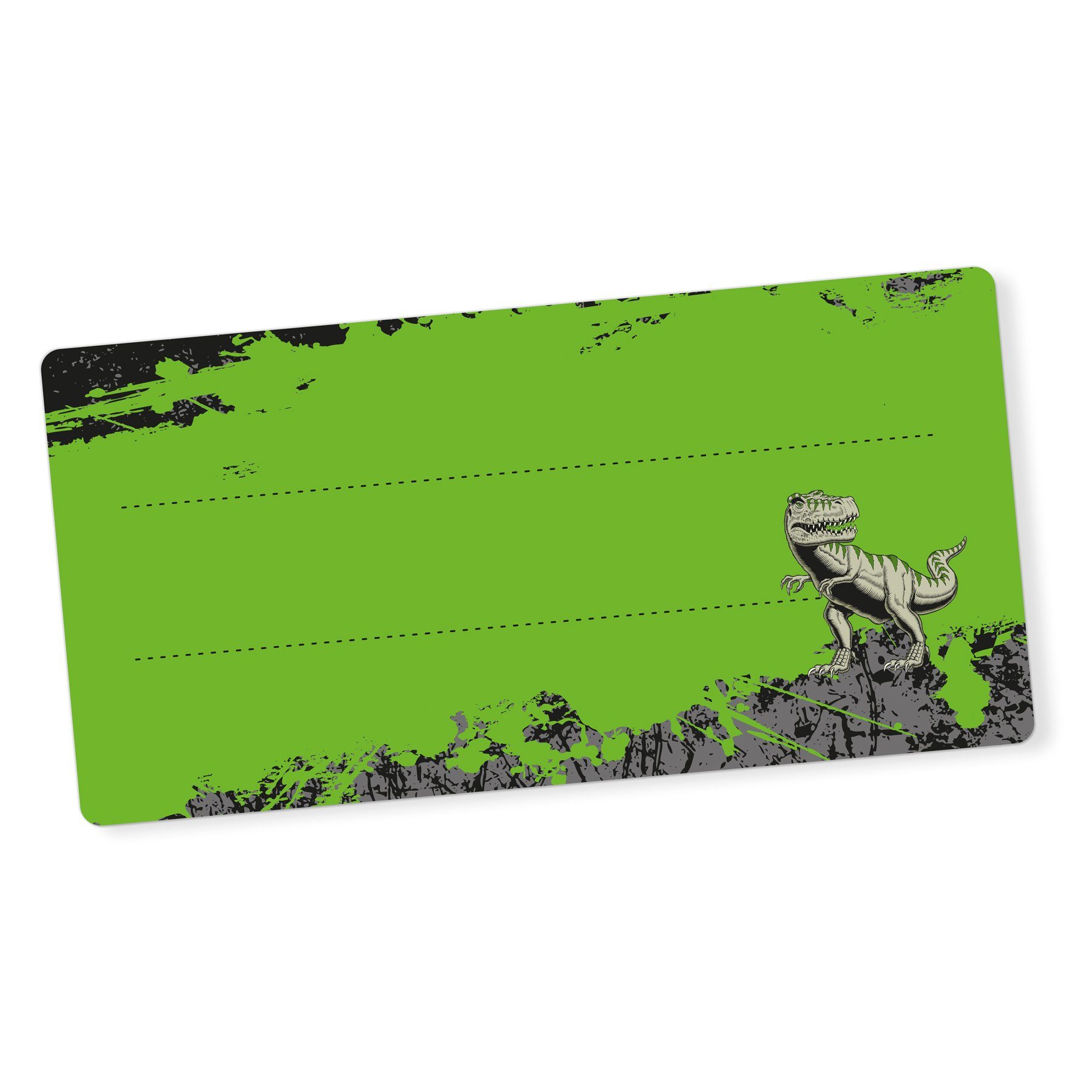 Etiketten itenga 40x Buchetiketten T-REX 9x4,5cm Namensetiketten Heftetiketten S