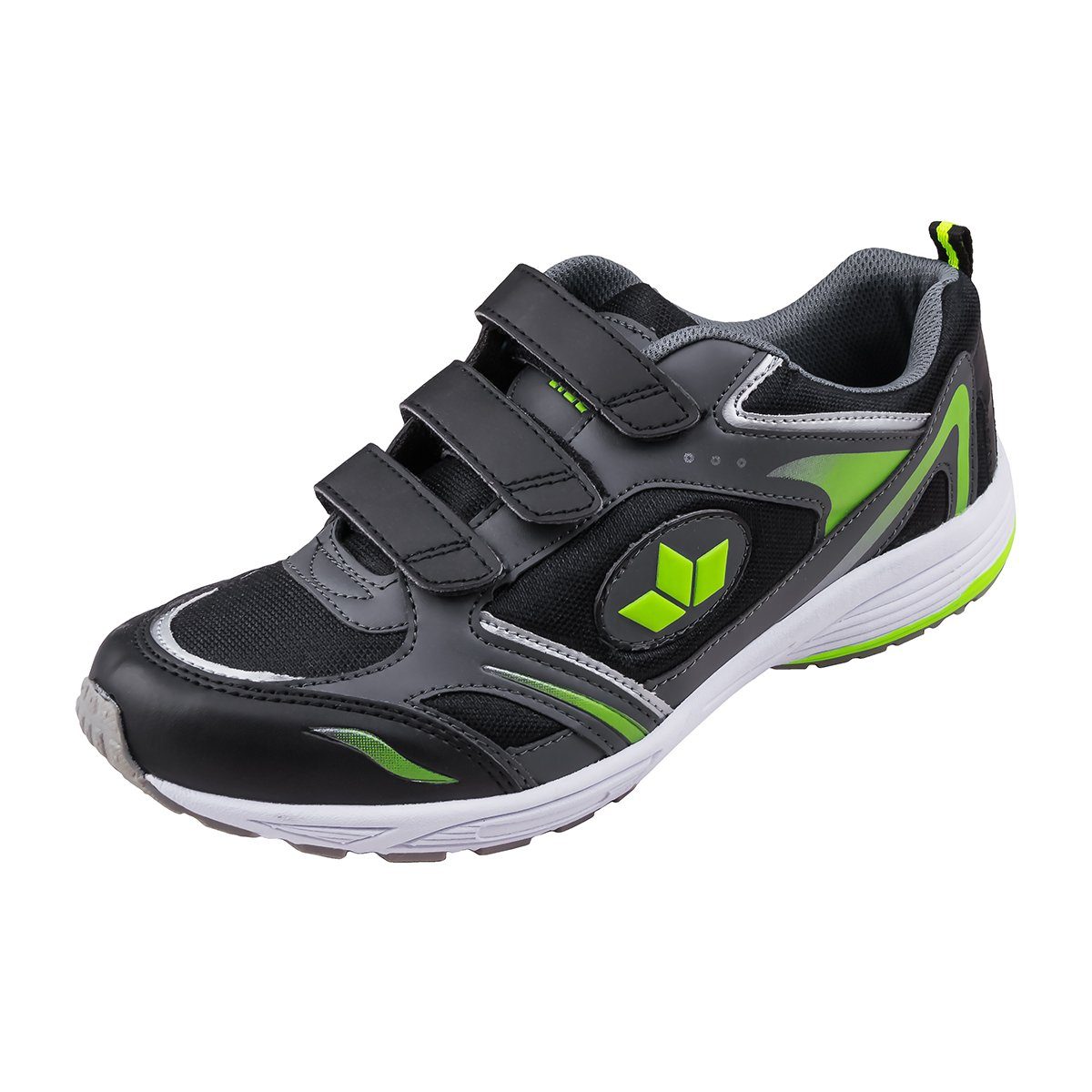 Lico XXL Sportschuh anthrazit-schwarz-lemon von Lico Trainingsschuh