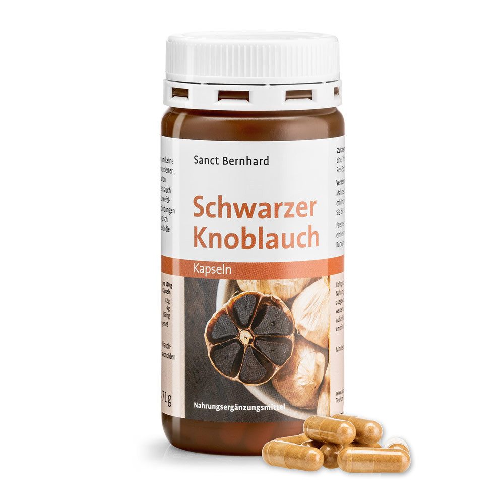 Sanct Bernhard Sanct Bernhard Schwarzer Knoblauch – 120 Kapseln Kapseln