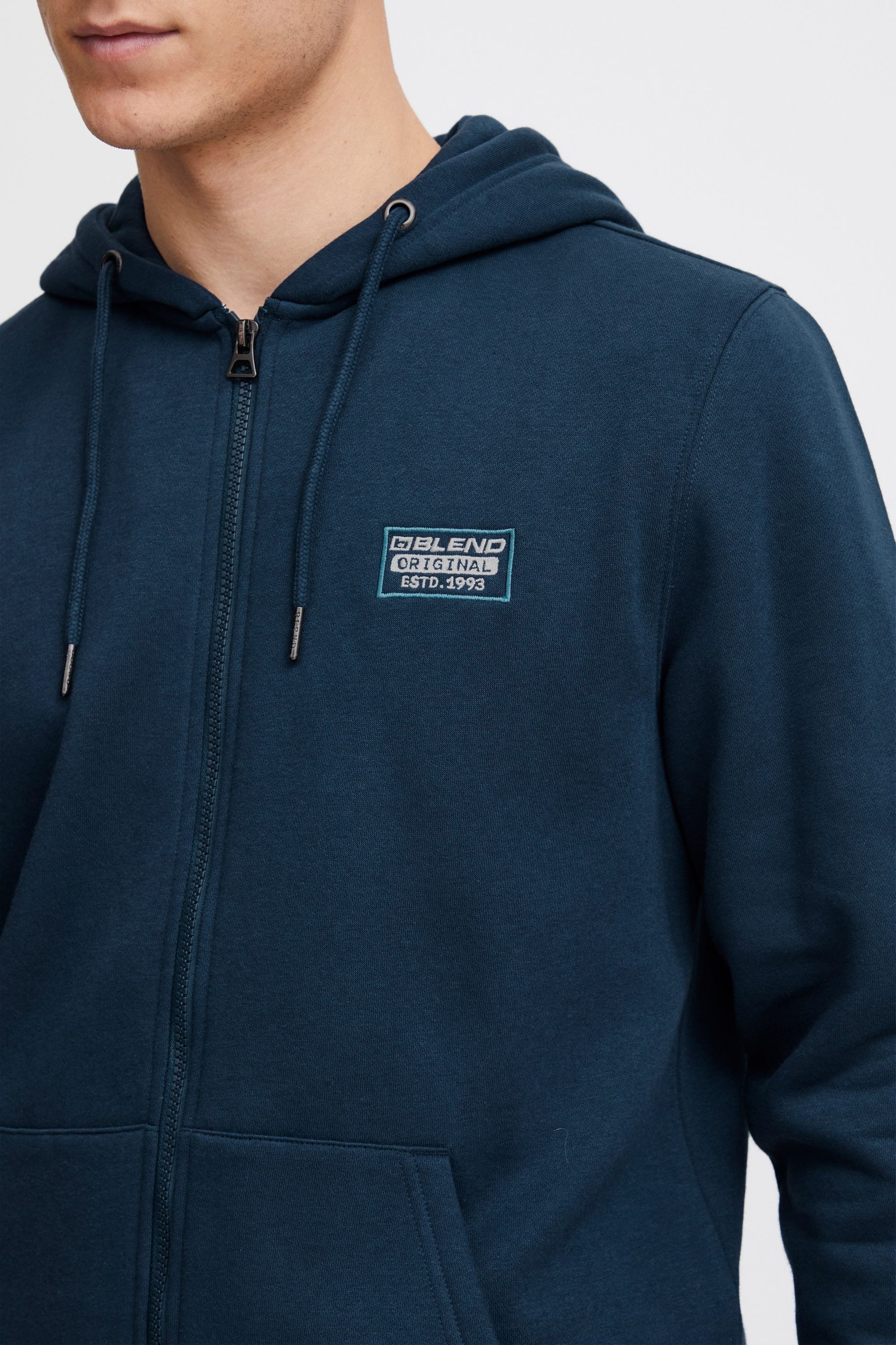 Blend Kapuzensweatjacke BHKaylon Gemütliche Sweatjacke mit Kapuze