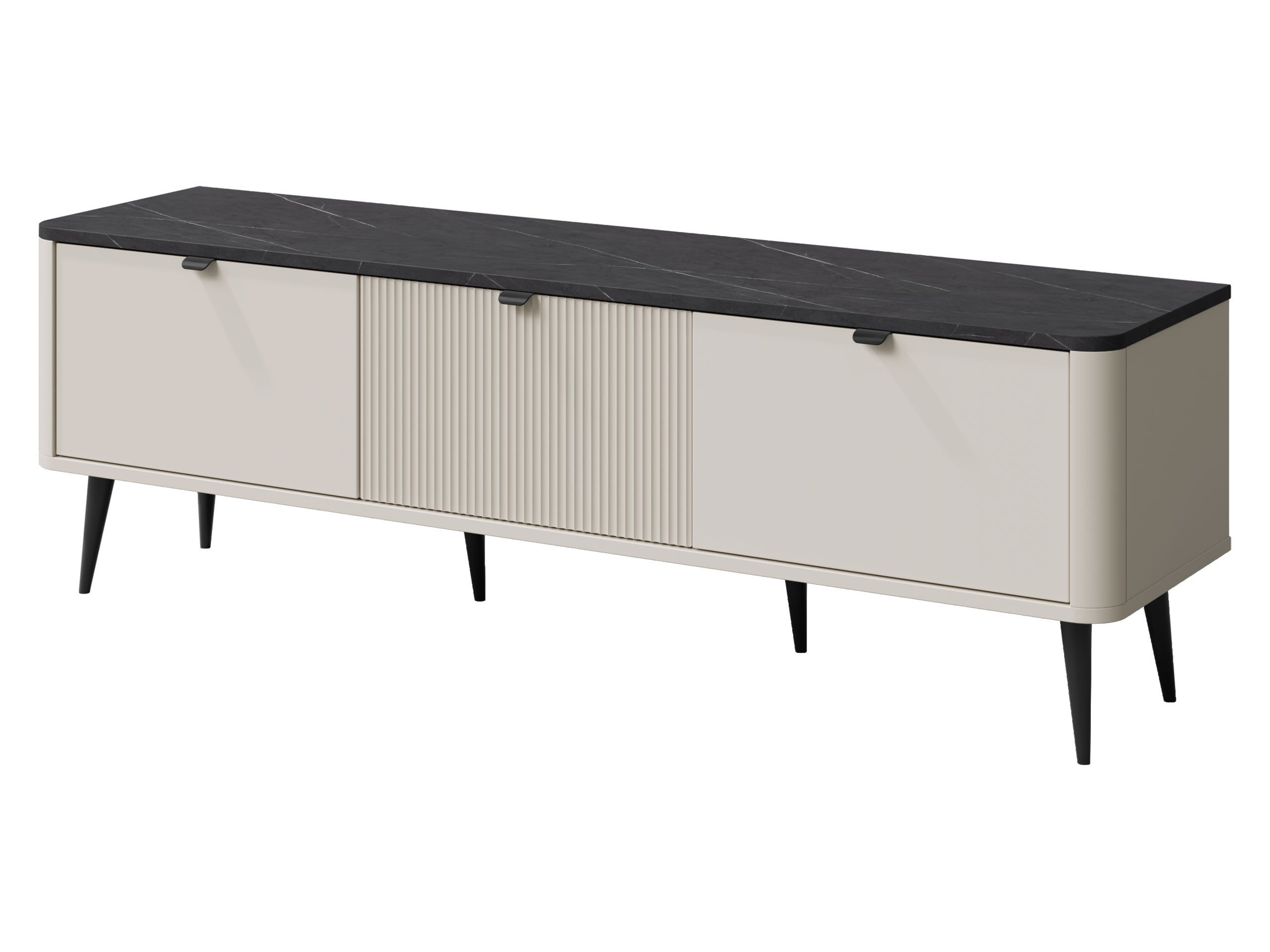 MIRJAN24 TV-Schrank Marly 3K RE13 (mit drei Klappen) 160x40x52 cm