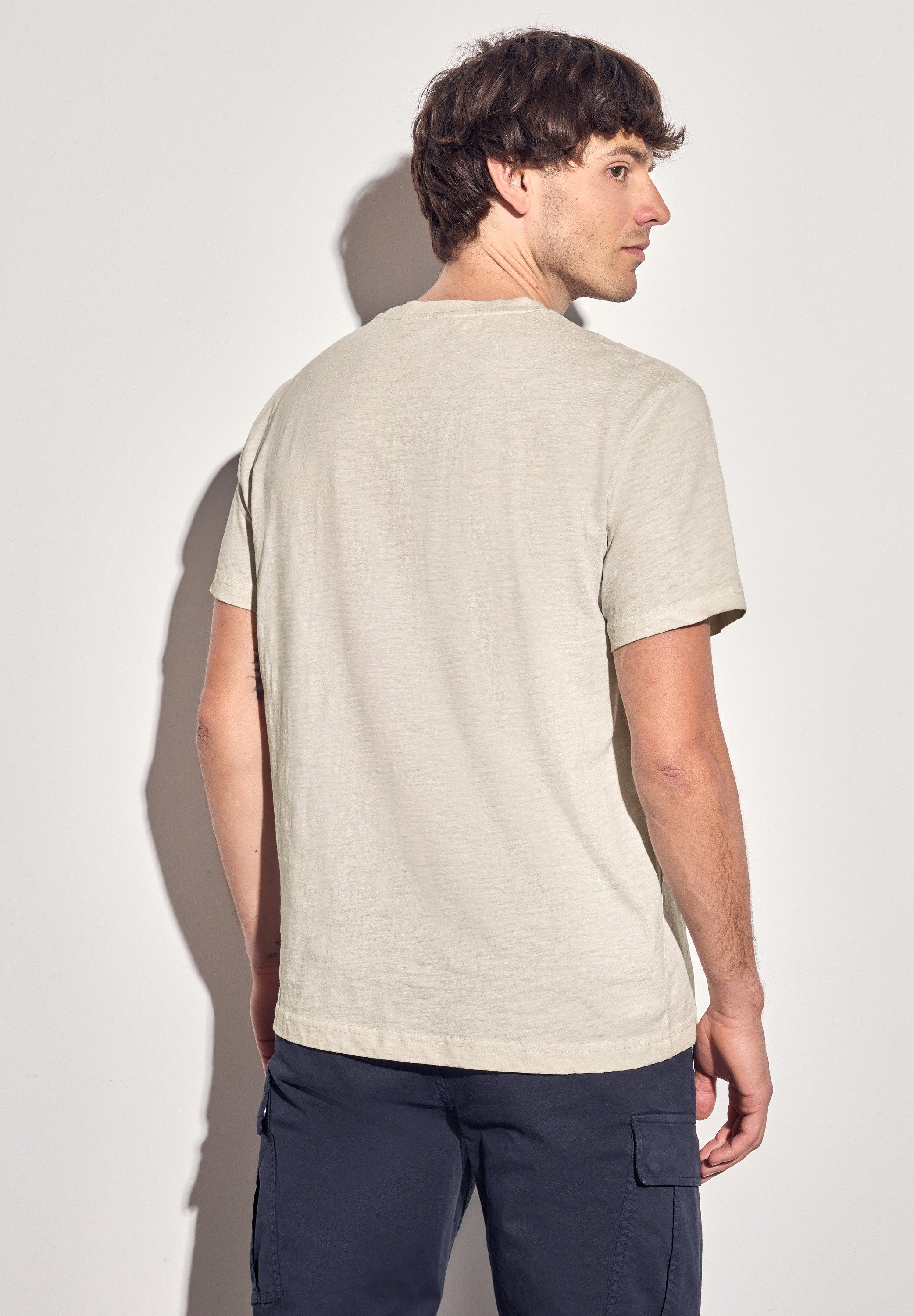 STREET ONE MEN T-Shirt aus reiner günstig online kaufen