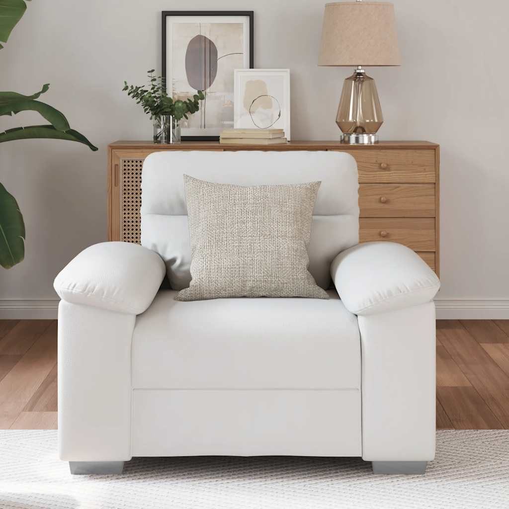 vidaXL Sofa Sessel Weiß 60 cm Kunstleder günstig online kaufen