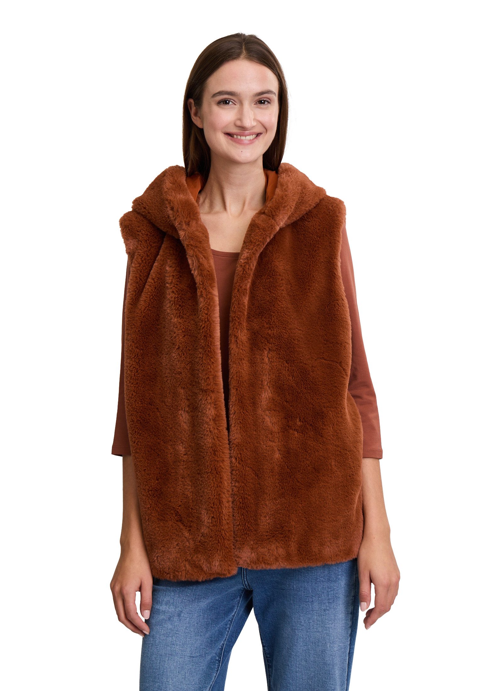 Cartoon Plüschweste Cartoon Fake Fur-Weste mit günstig online kaufen