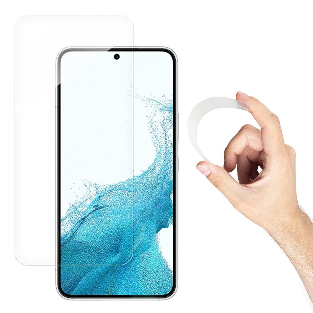 Wozinsky Hybrid Displayschutzfolie Schutzglas Bildschirmschutz, Spar-Set, 1-tlg., 0,15 mm dünn flexibel, 9H Härte, 0,15 mm dünn, kratzfest