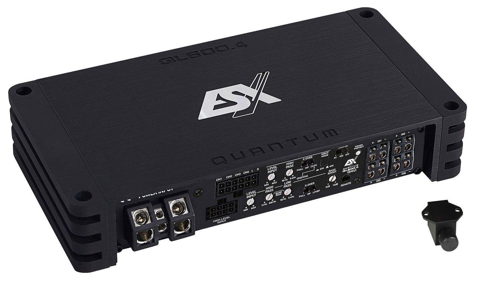 ESX QUANTUM Digital 4-Kanal Verstärker QL600.4 24 Volt Endst. 1360 Watt Vollverstärker