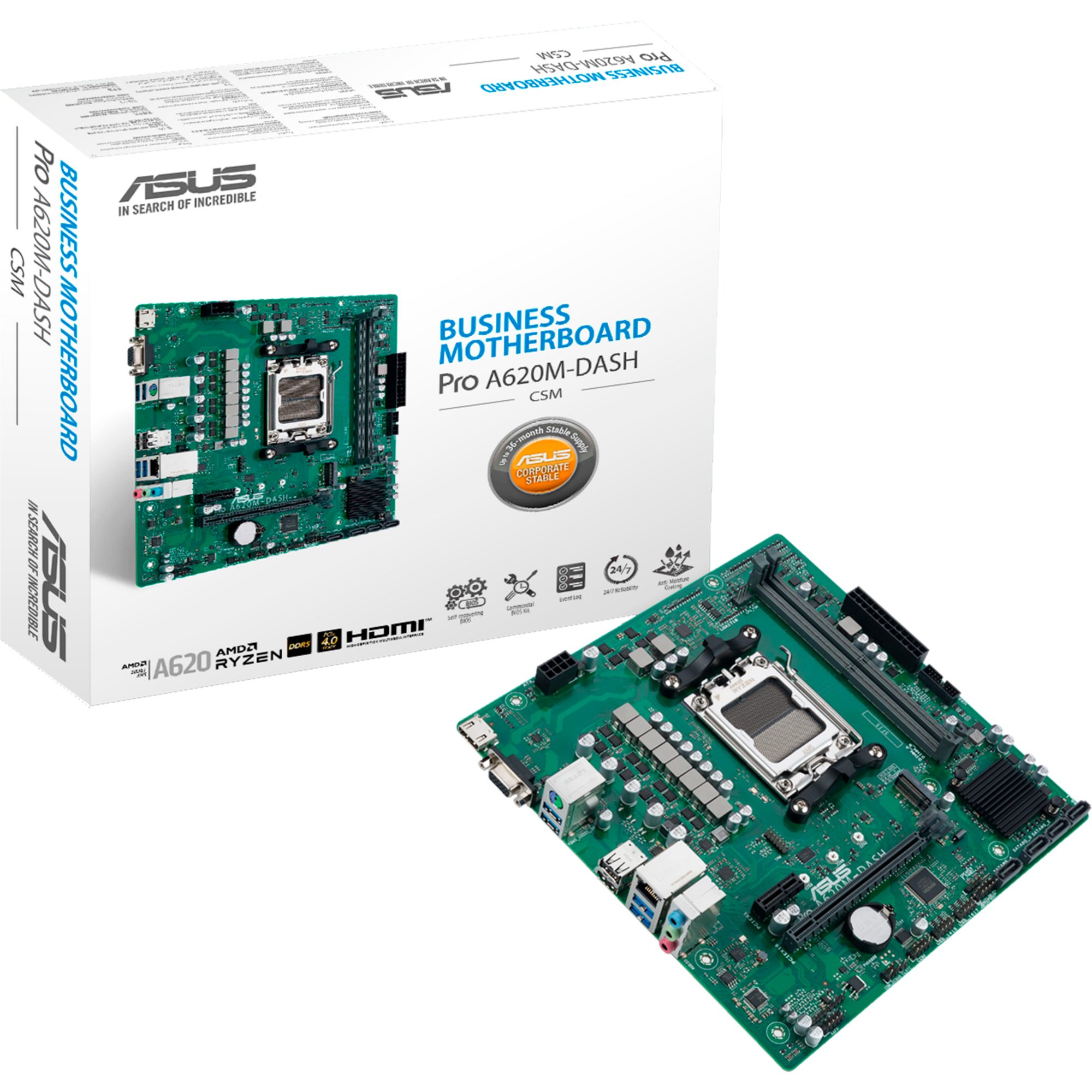 Asus ASUS PRO A620M-DASH-CSM, Mainboard Mainboard