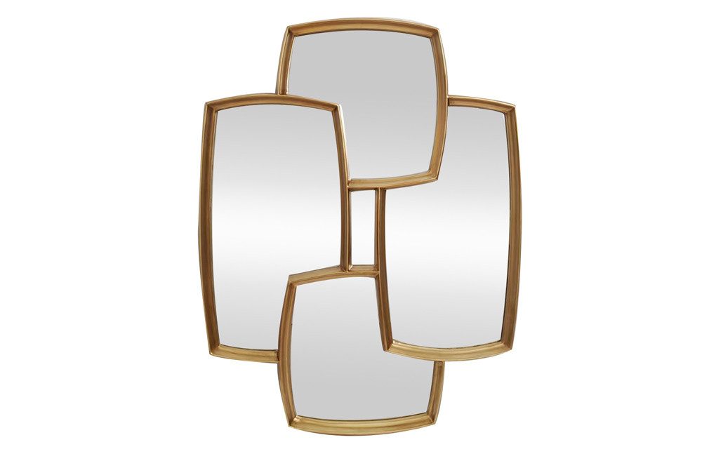 riess-ambiente Wandspiegel QUADRA 90cm gold – vier Spiegelflächen, variabel günstig online kaufen