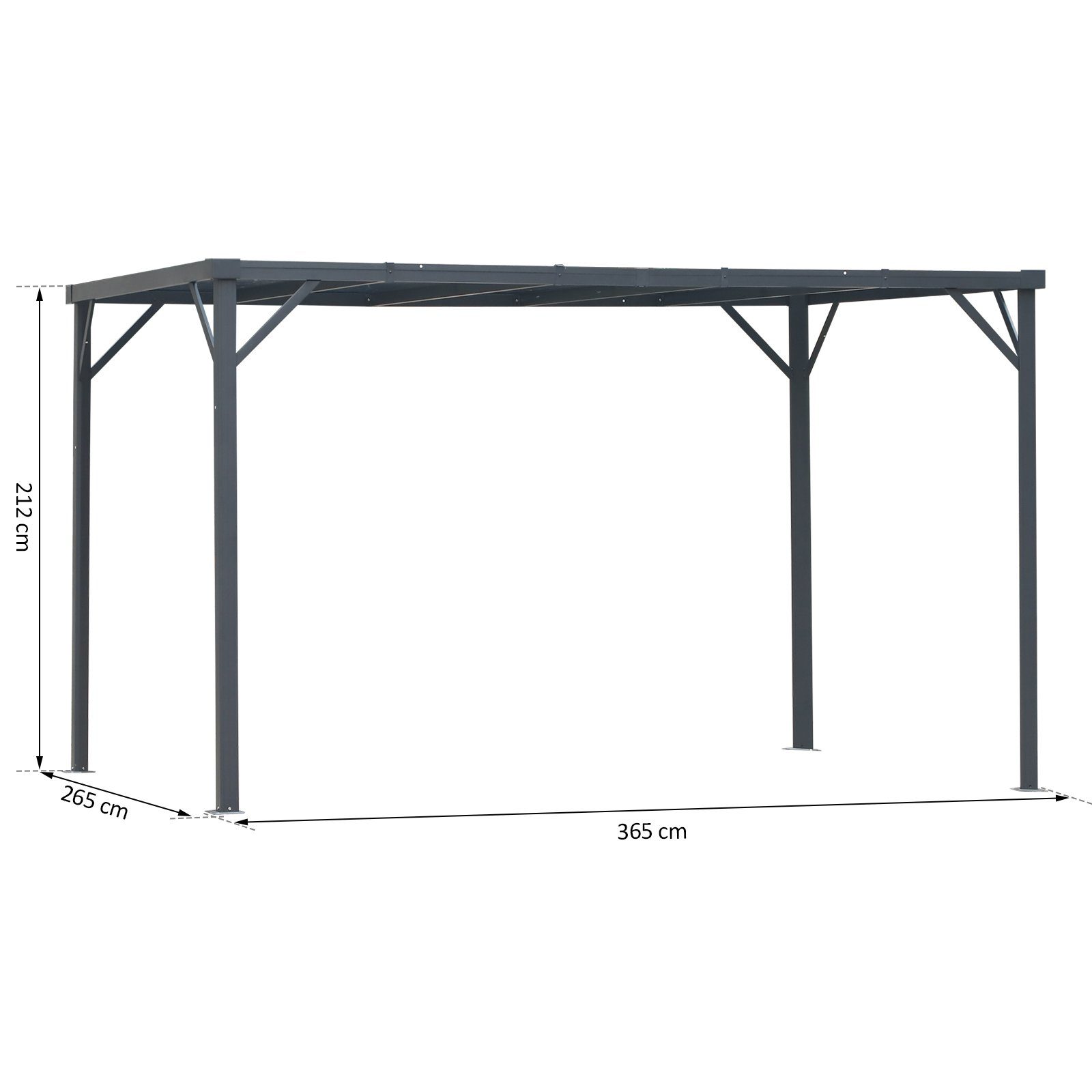 Pergola Pergola mit PC Dach