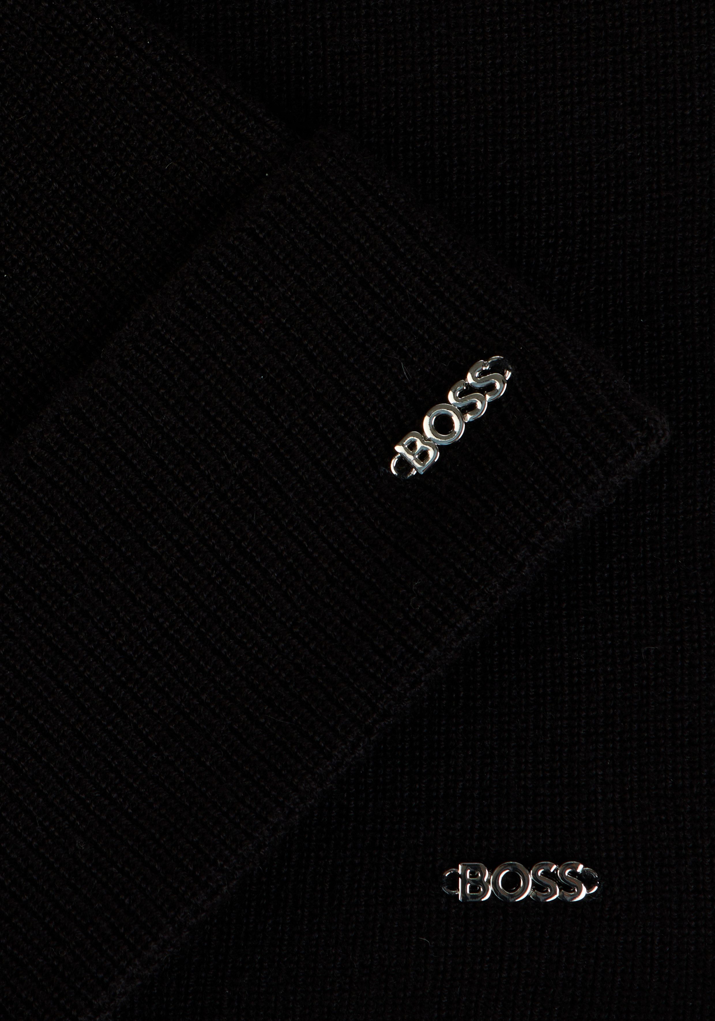 BOSS Schal Liviliana Set, (Set, 2-St), im Set mit passender Mütze günstig online kaufen