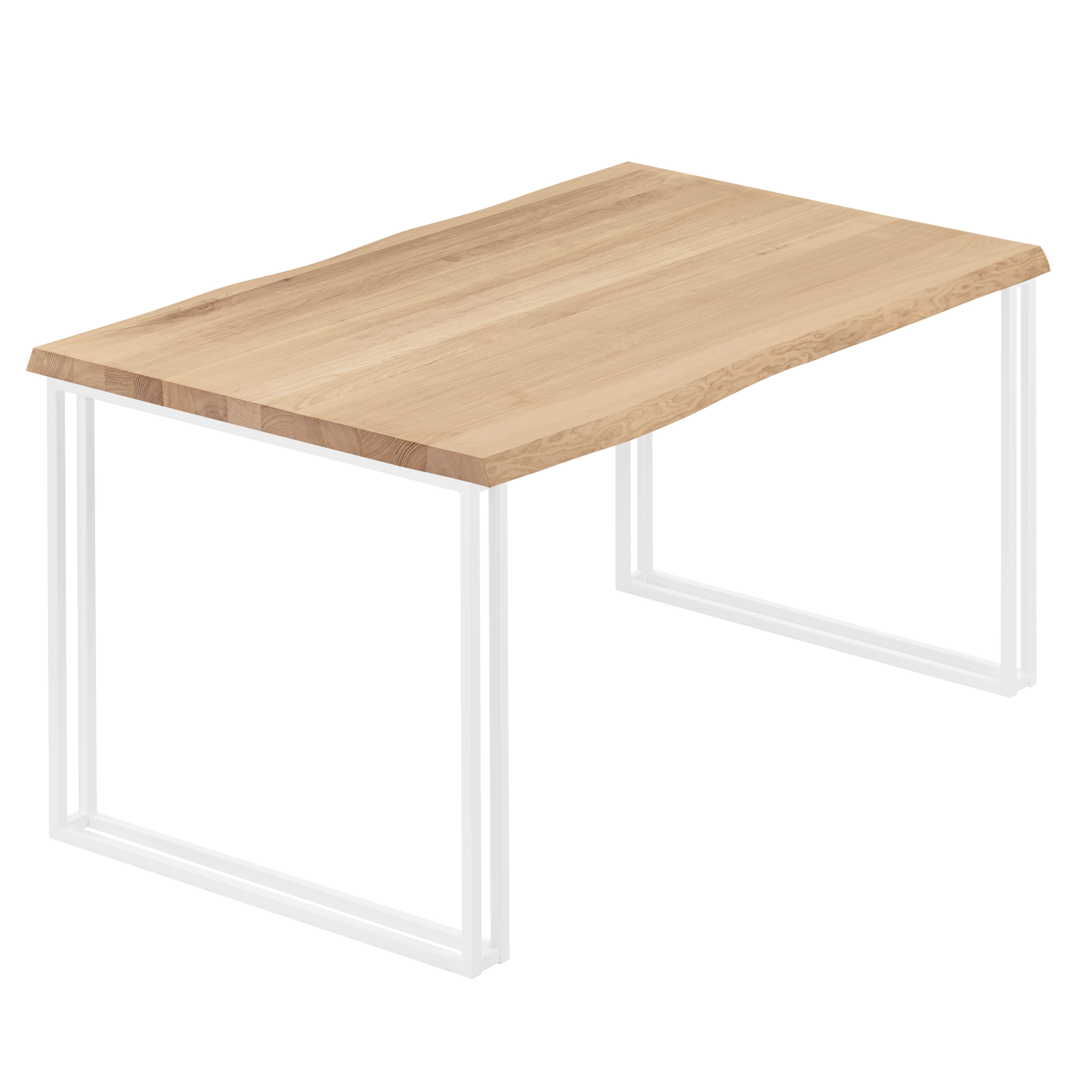 LAMO Manufaktur Baumkantentisch Frame Esstisch Massivholz günstig online kaufen