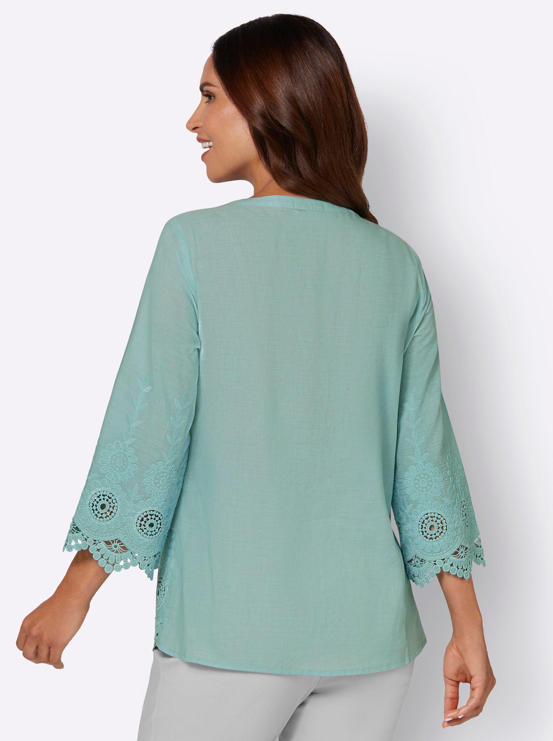 Bluse Klassische kalkmint WITT WEIDEN