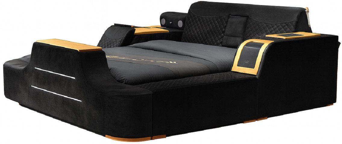 Xlmoebel Multimediabett Designer mit exklusiven Möbeln Bettmöbeln Premium Bettgestell Neu (Bett), Hergestellt in Europa