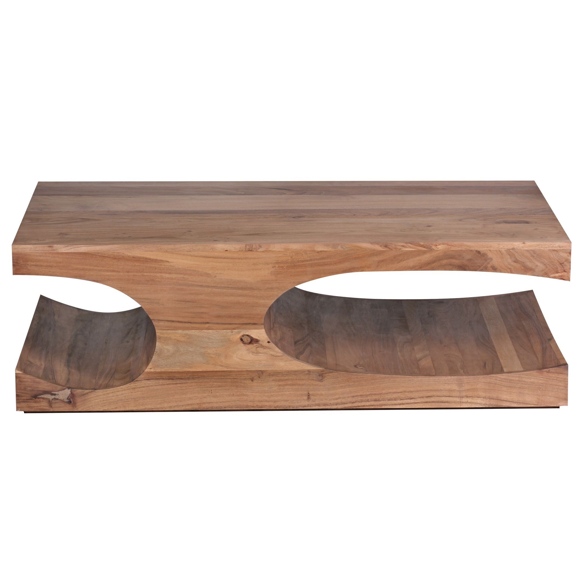 FINEBUY Couchtisch SuVa2473_1 (Akazie Massivholz 118x70x38 günstig online kaufen