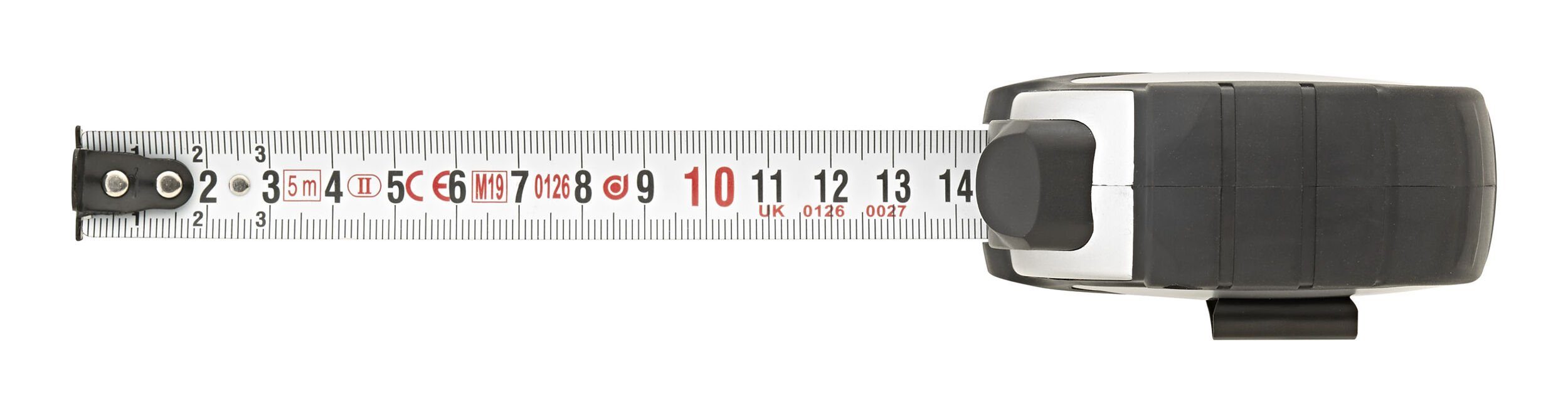 Thumbnail - forum® Rollbandmaß, Taschenbandmaß Autolock 3m x 16 mm weiß