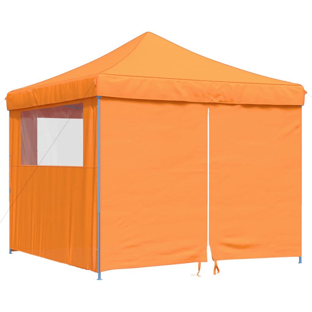 vidaXL Partyzelt Partyzelt Faltbar Pop-Up mit 4 Seitenteilen Orange