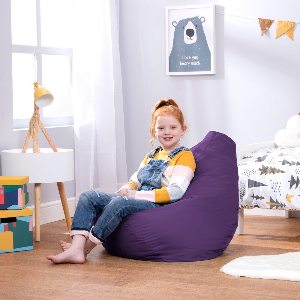 für lila Sitzsack Sitzsack-Sessel Kinder Veeva Outdoor