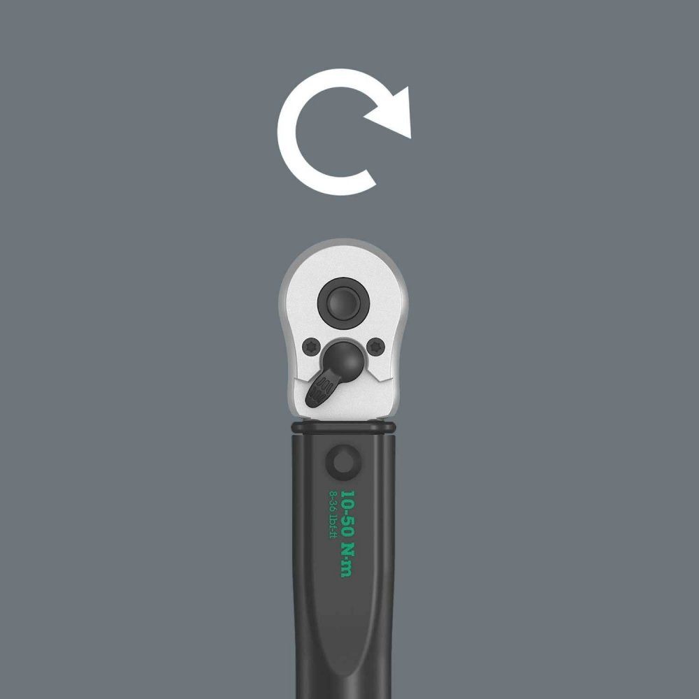 Umschaltknarre schwarz/grün - Click-Torque Drehmomentschlüssel C - Wera Drehmomentschlüssel 1