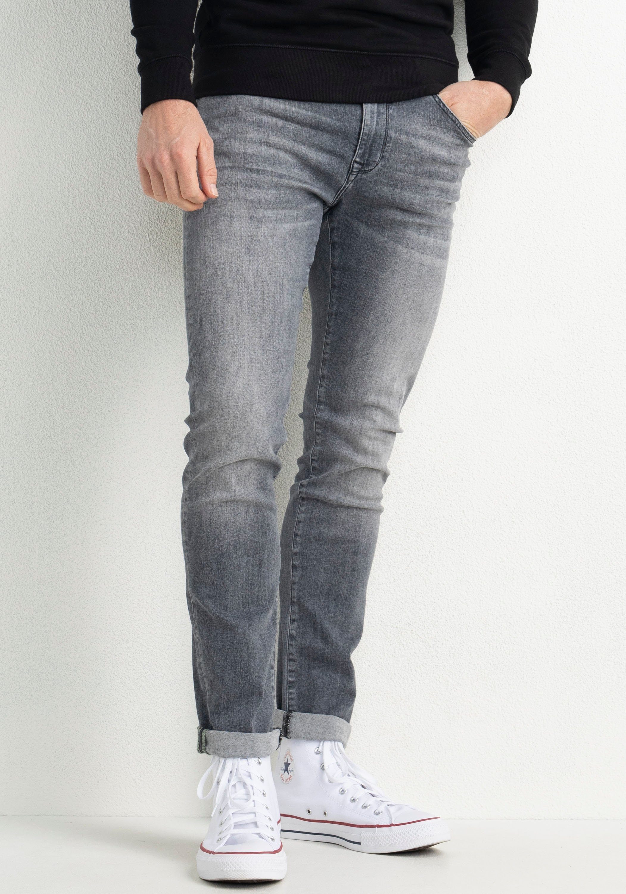 SEAHAM-FUTUREPROOF Slim-fit-Jeans grey-wash Industries Petrol