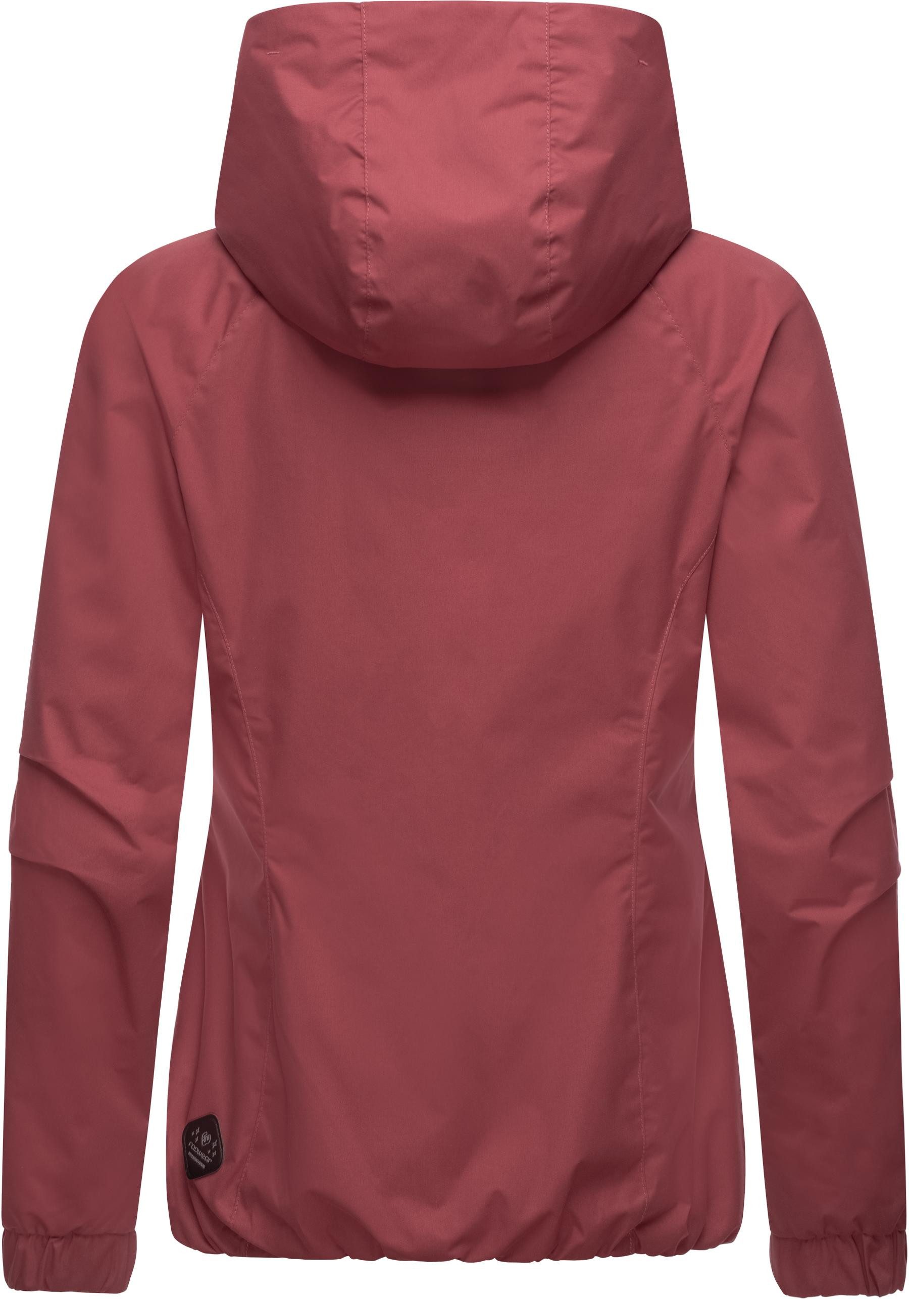 Ragwear Outdoorjacke Dizzie Wasserdichte Übergangsjacke mit großer Kapuze
