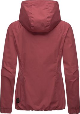 Ragwear Outdoorjacke Dizzie stylische Übergangsjacke mit großer Kapuze