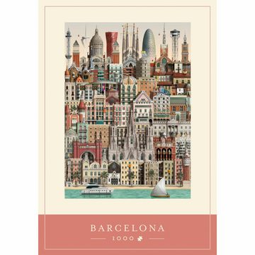 Martin Schwartz Puzzle Barcelona 50 x 70 cm, 1000 Puzzleteile