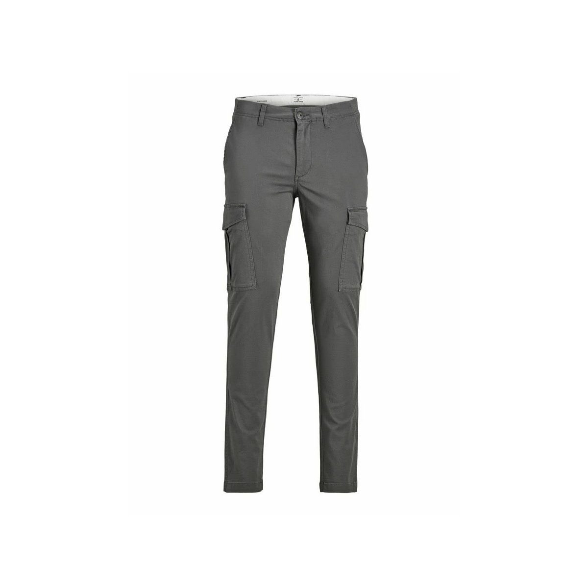 Jack & Jones Stoffhose grau (1-tlg)