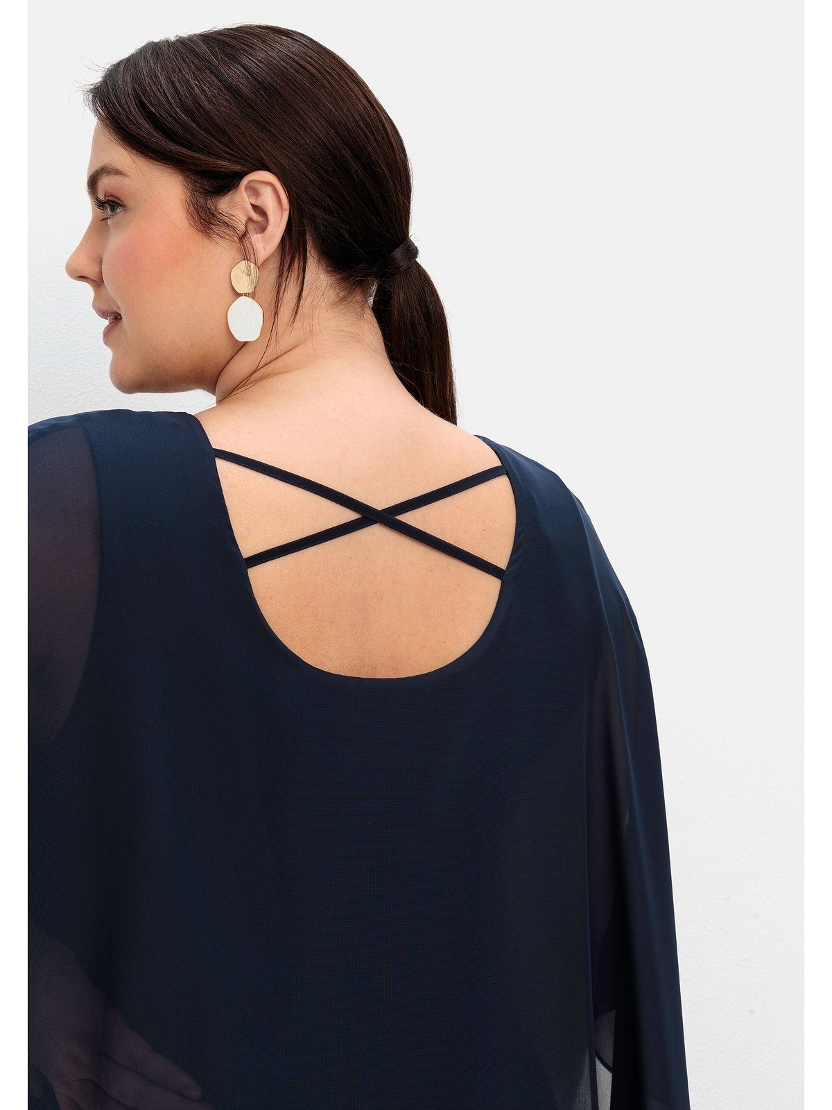 Sheego Abendkleid Große Größen im Lagenlook