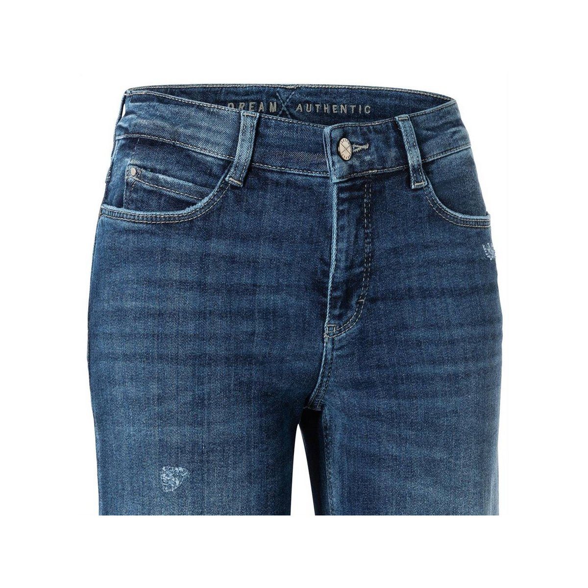 blau 5-Pocket-Jeans (1-tlg) MAC