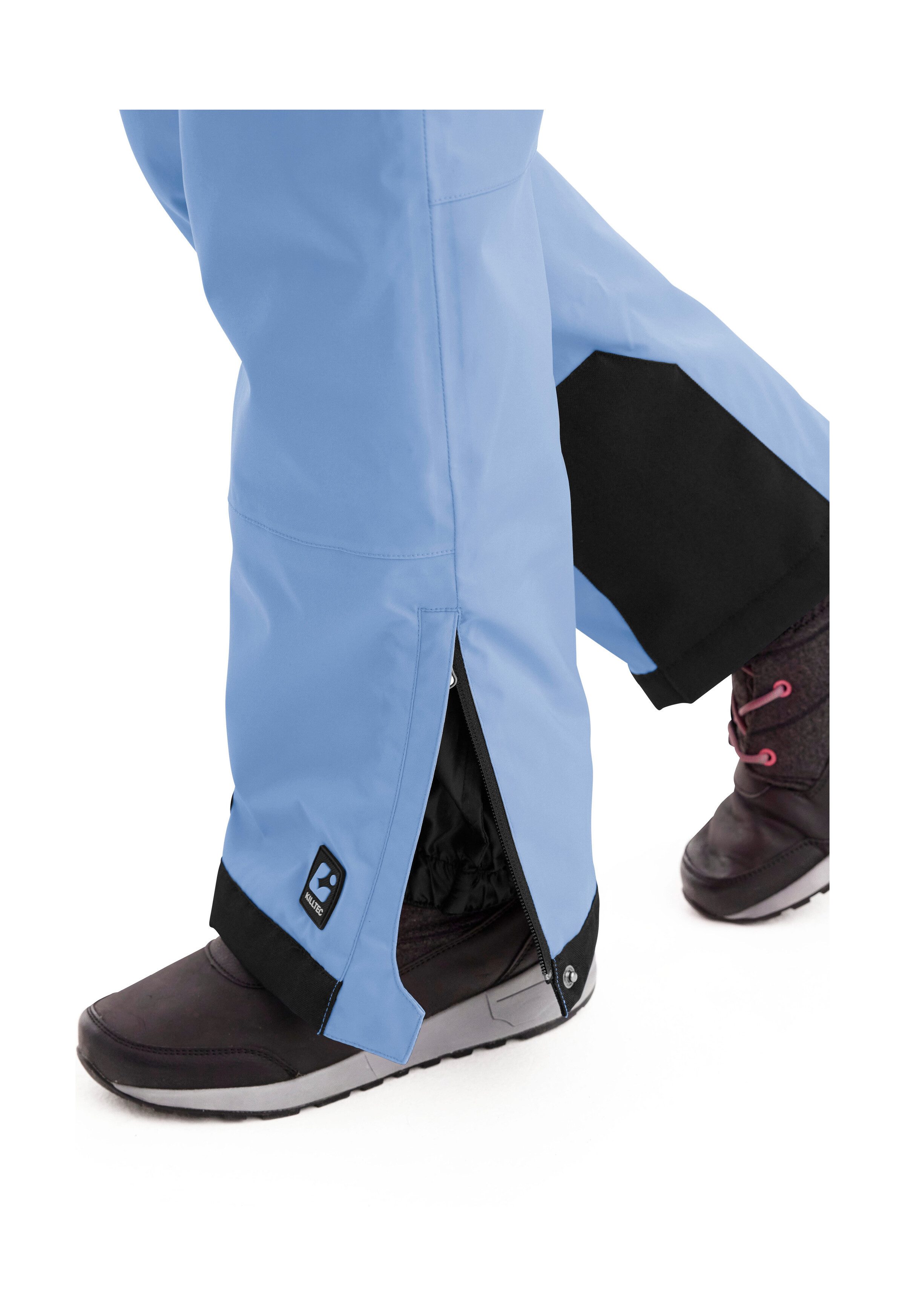 Killtec Skihose Girls Skihose 242 Wasserdicht, atmungsaktiv, abnehmbare Träger, rutschfester Schneefang