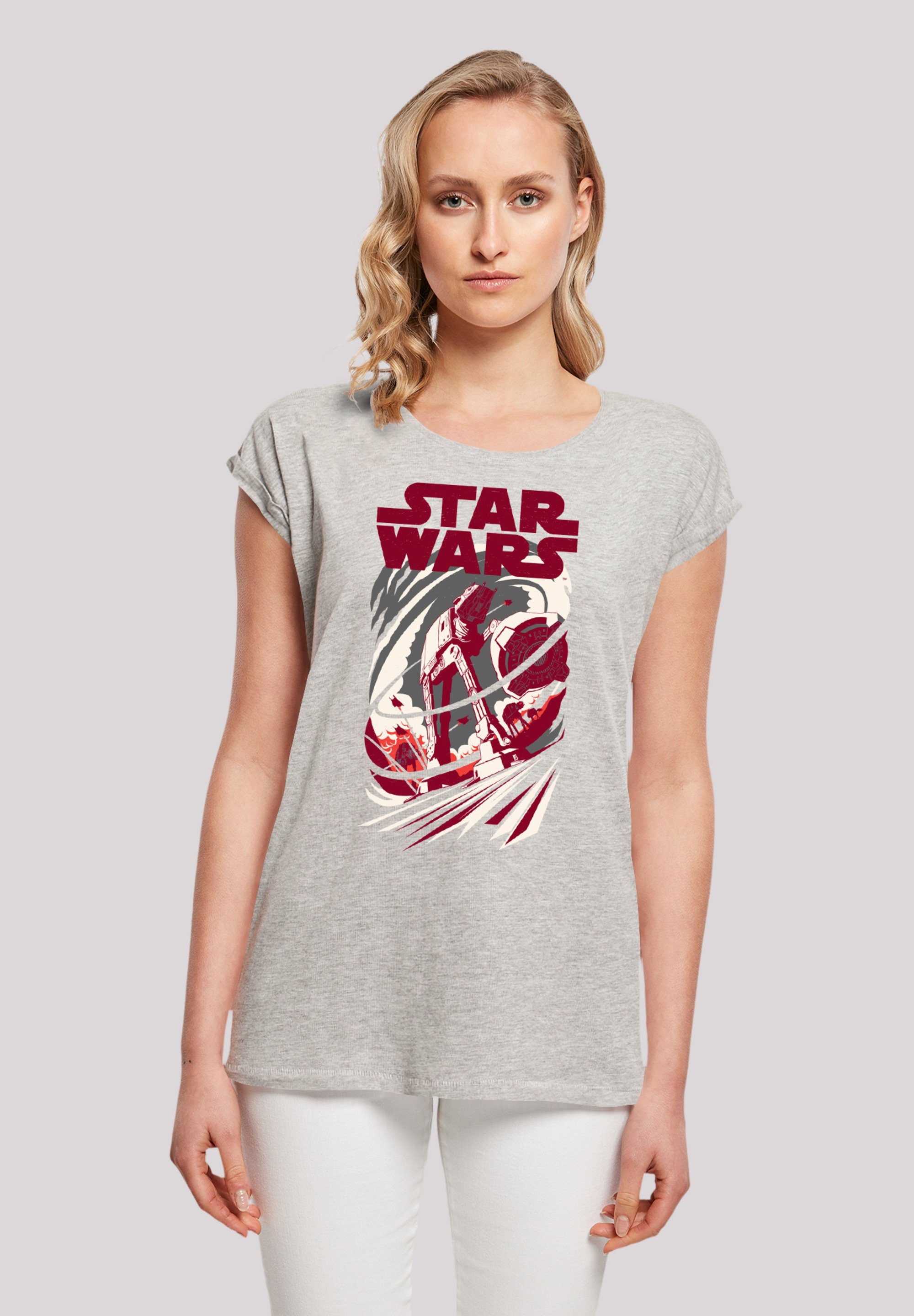 F4NT4STIC T-Shirt Star Wars Turmoil grey Premium heather Qualität