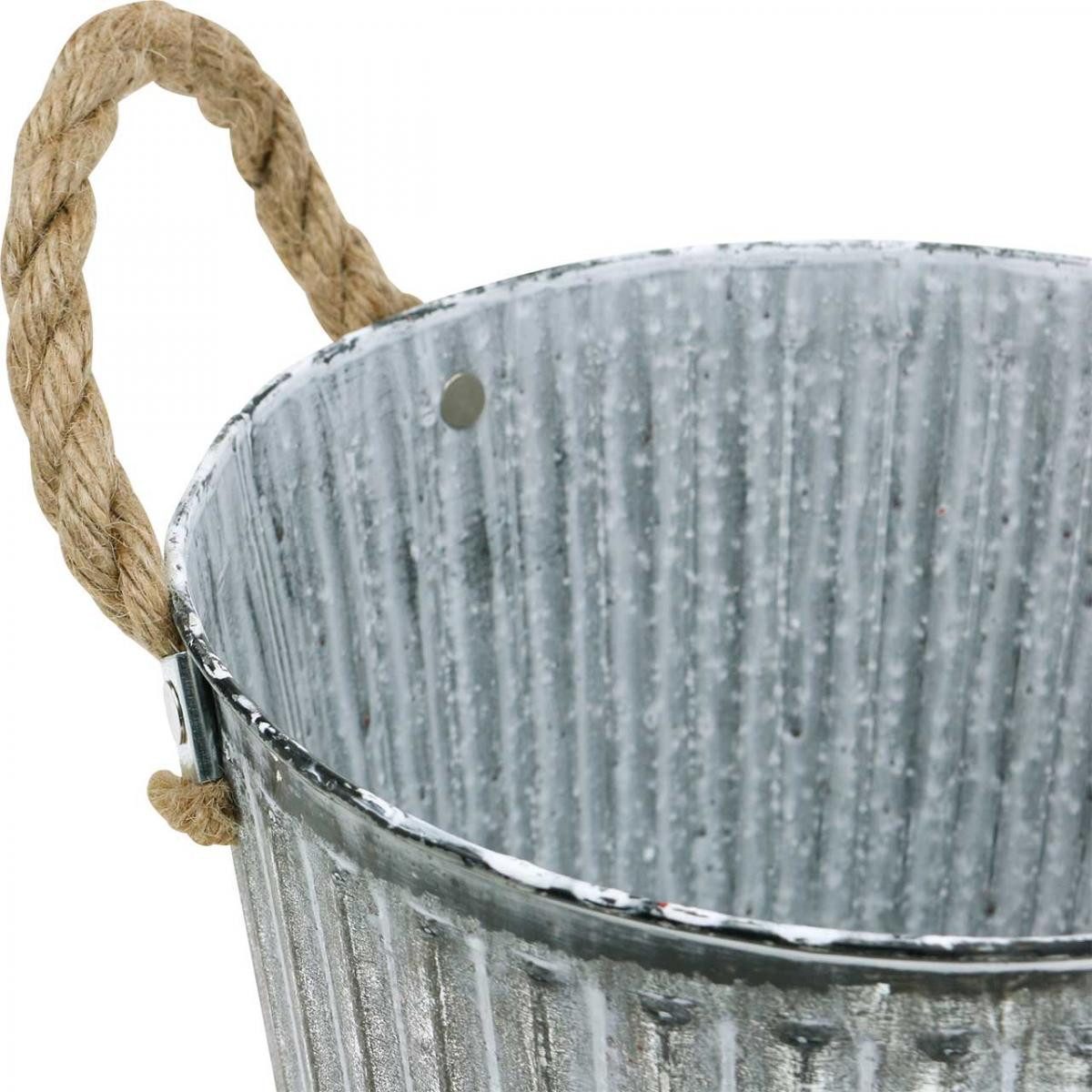 Viana Übertopf Deko-Topf Shabby Chic Metall günstig online kaufen