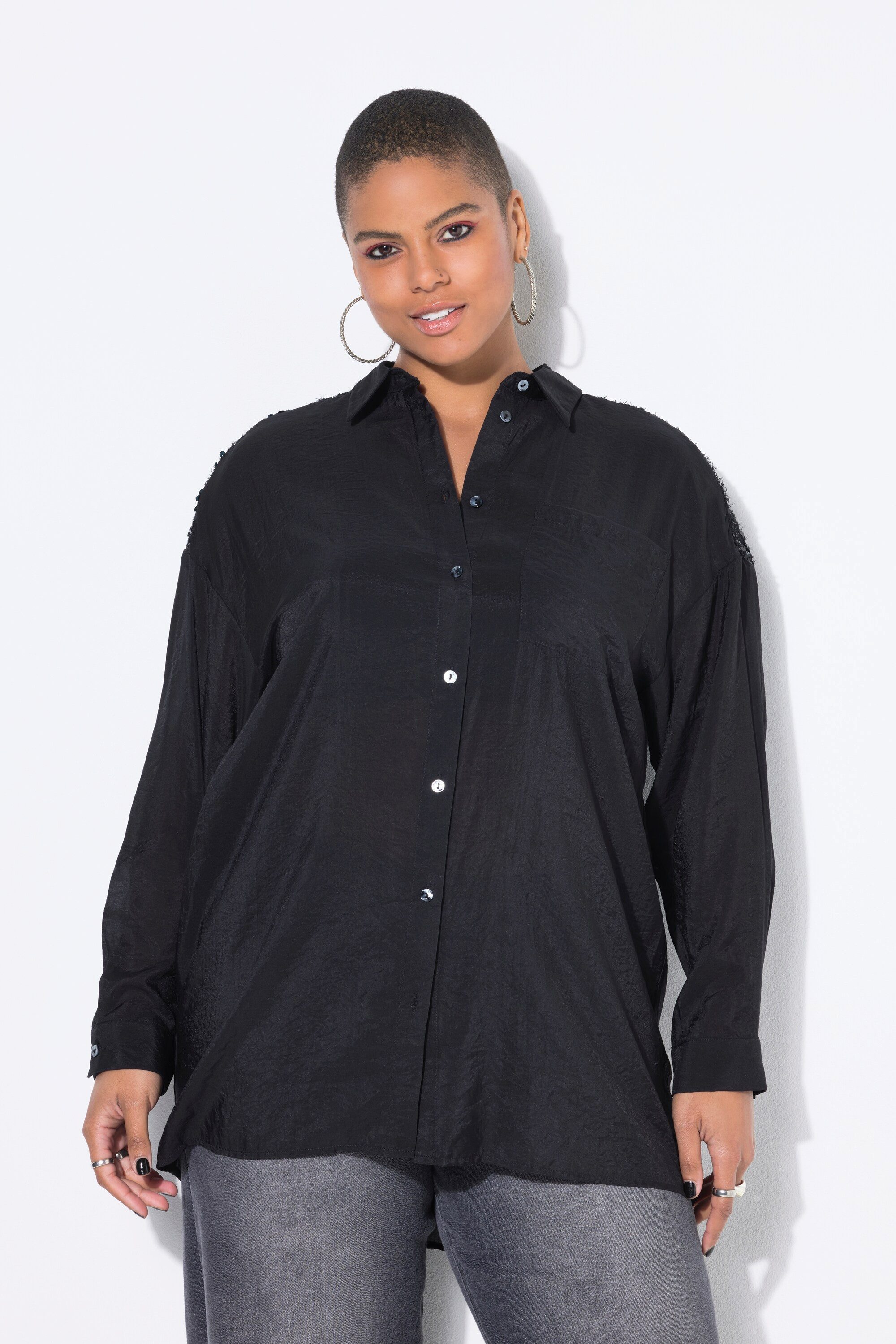 Studio Untold Hemdbluse Bluse oversized günstig online kaufen