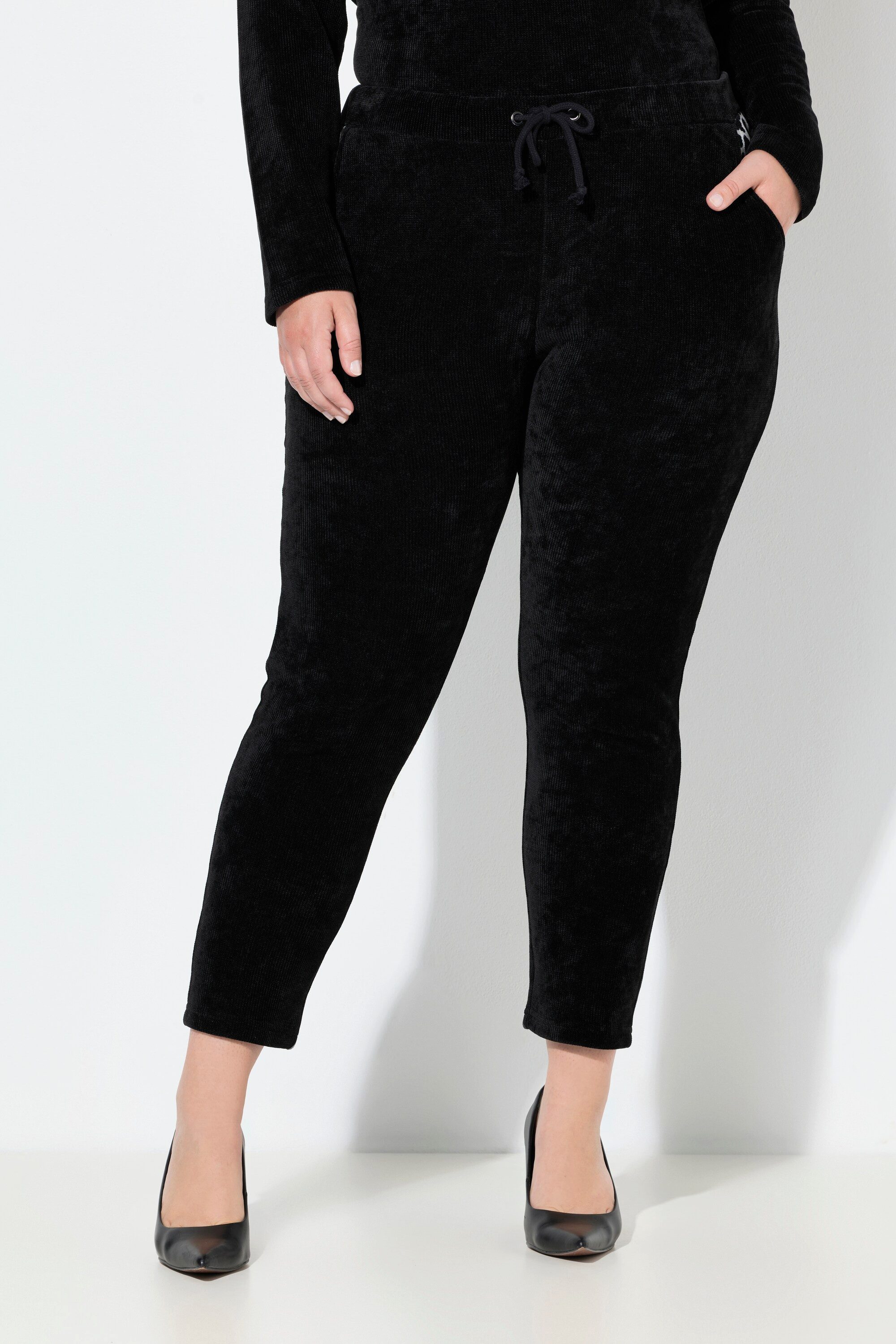 MIAMODA Schlupfhose Softhose Tapered Fit Jersey Leo-Taschen