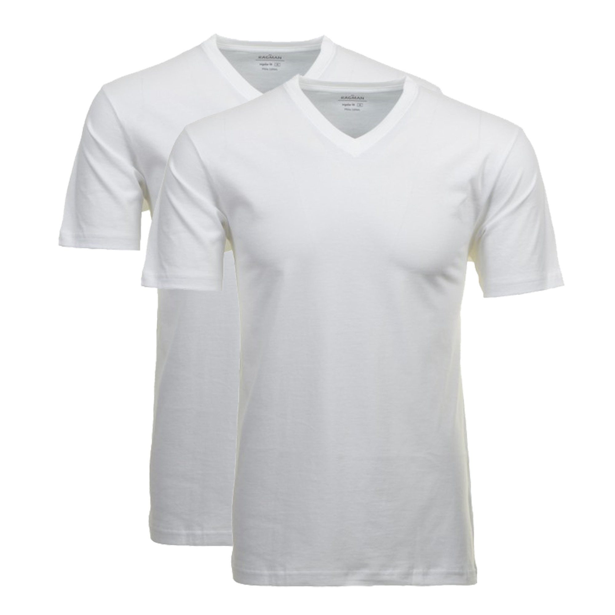 T-Shirt Herren T-Shirt 2er Pack Baumwolle