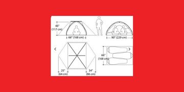 Marmot Geodätzelt Marmot Vapor 3P Geodätzelt (Gewicht 3,12kg)