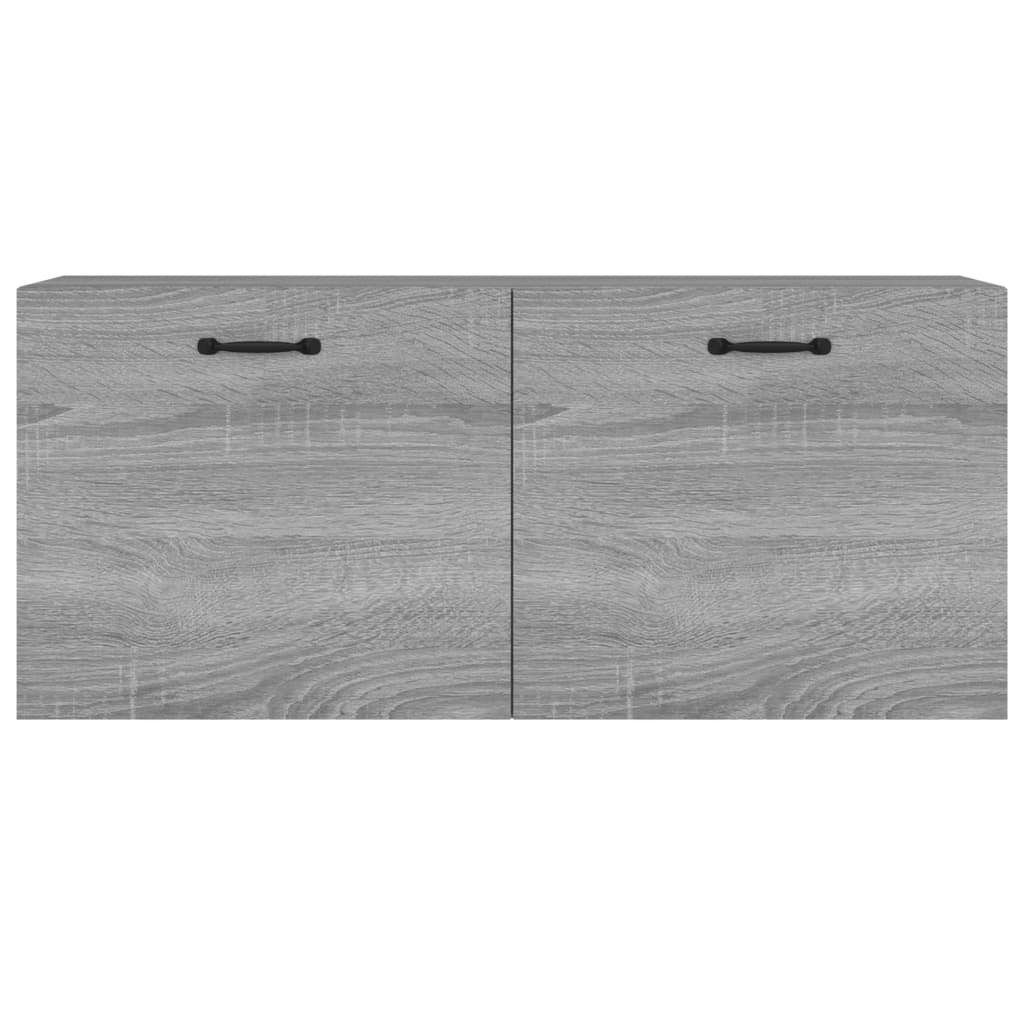 Holzwerkstoff, Grau 80x35x36,5 cm 1-tlg. Regal Sonoma vidaXL Wandschrank