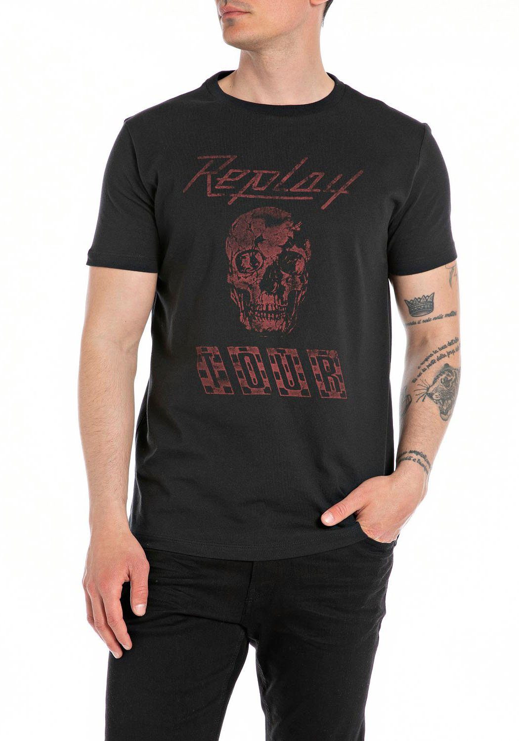 Replay Print-Shirt