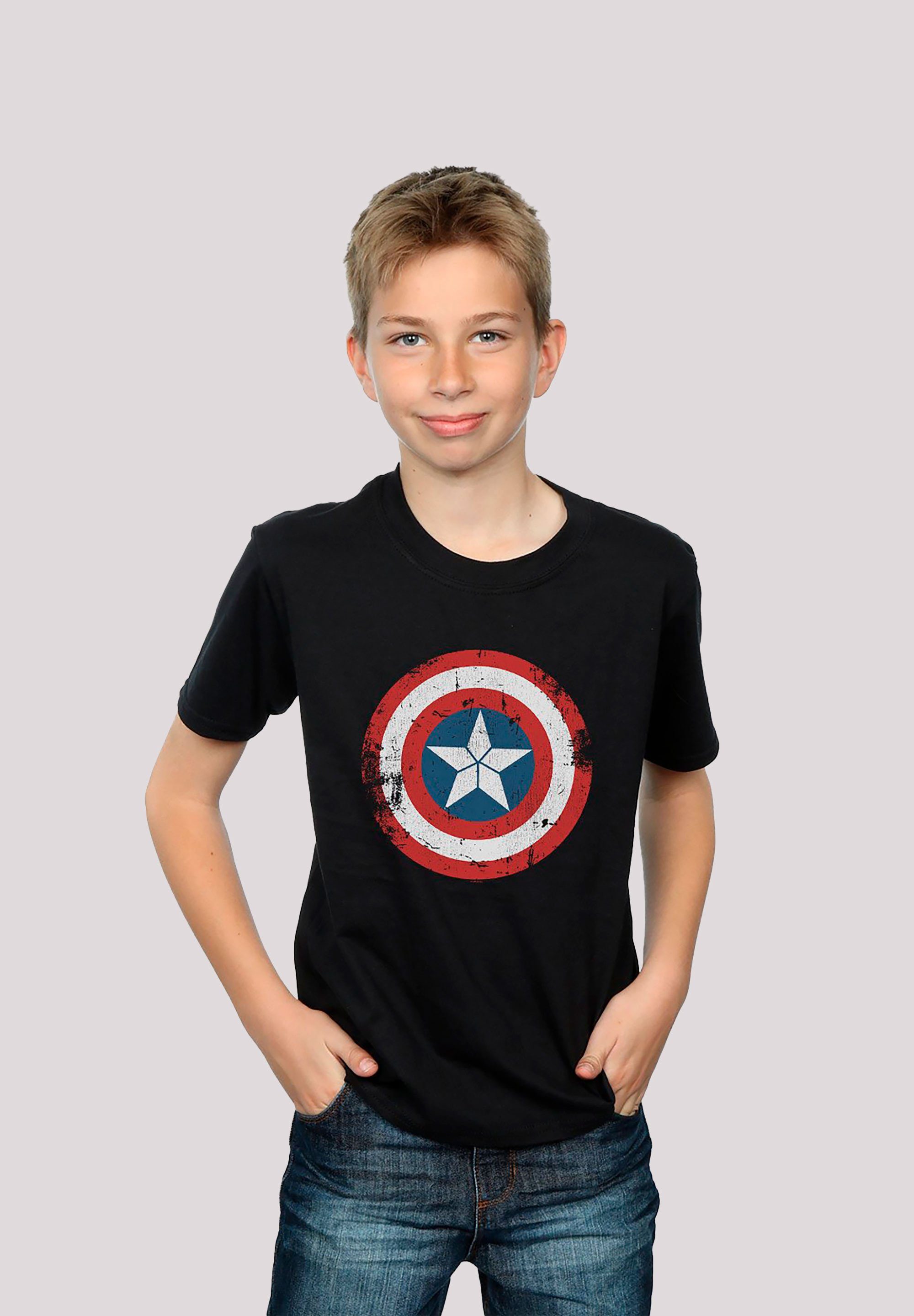 F4NT4STIC T-Shirt Marvel Captain America Civil War Shield Print