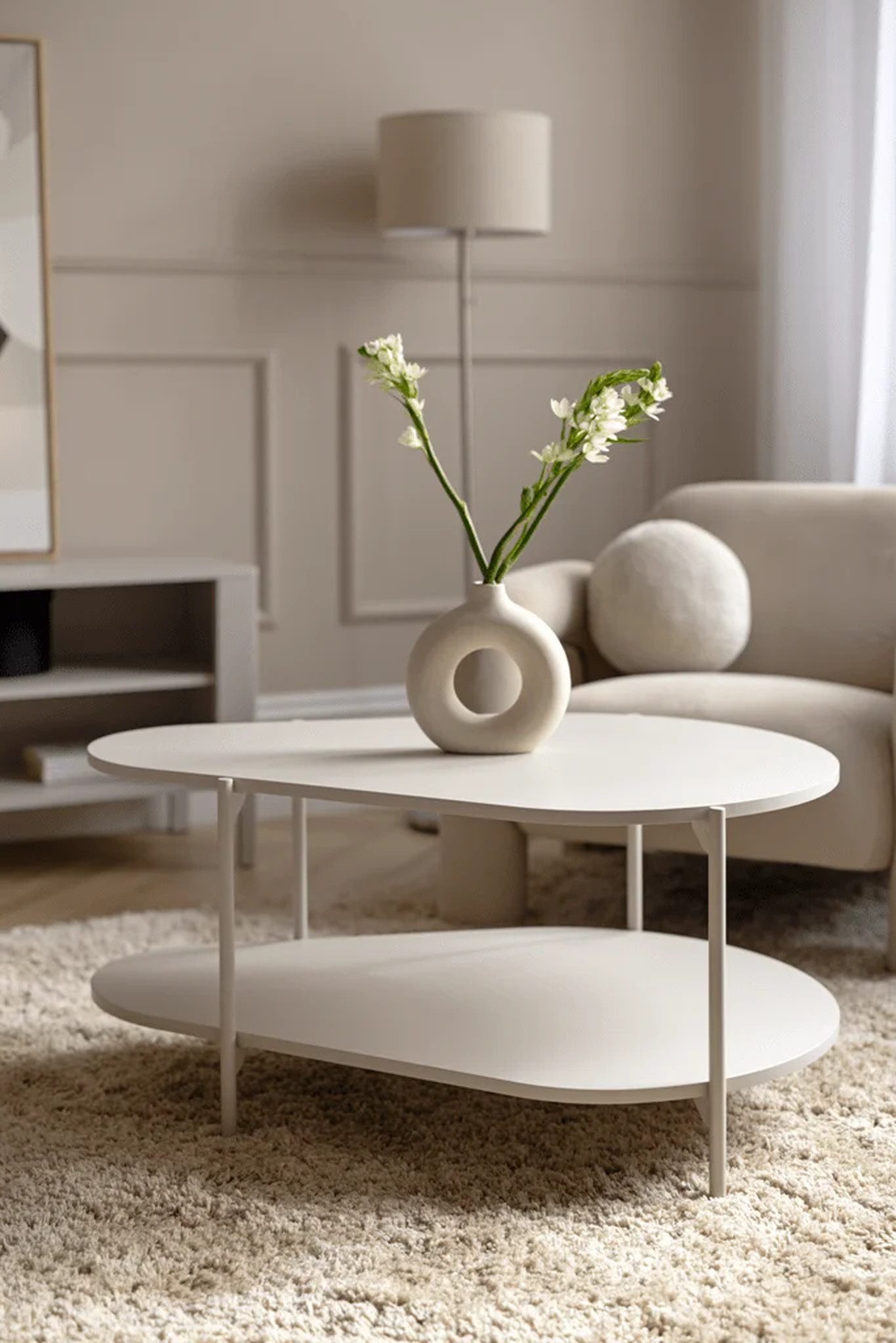 Beautysofa Couchtisch LUME MM-8 -zweistufige Struktur, günstig online kaufen