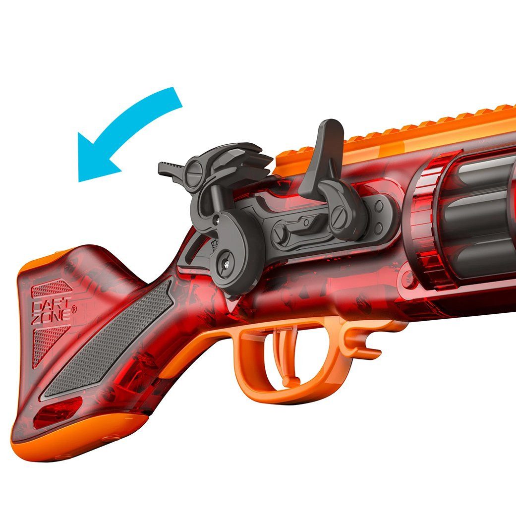DARTZONE Blaster Dart Zone Nitroshot Renegade, Musketen-Design trifft auf moderne Blaster-Action