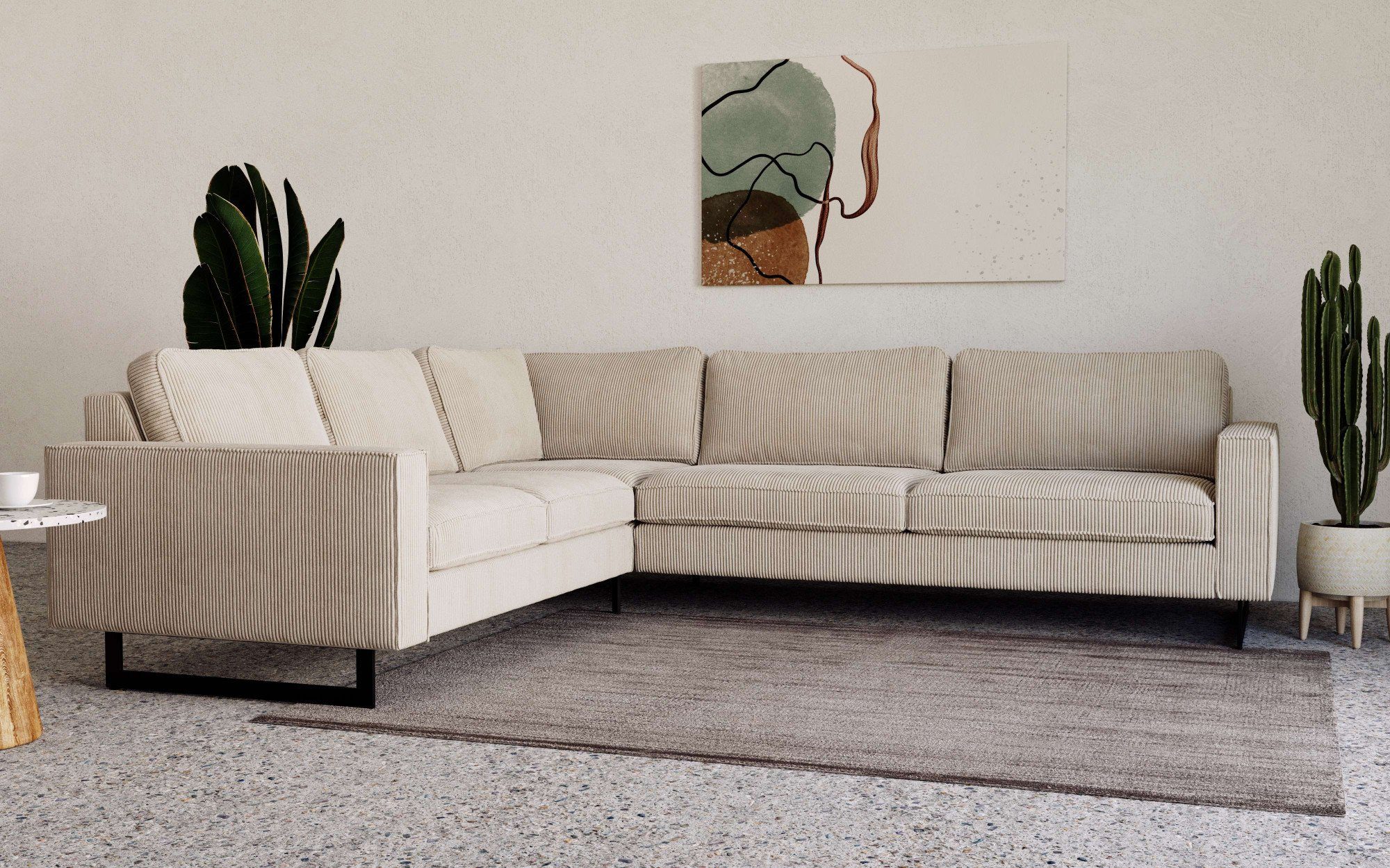 Places of Style Ecksofa Pinto, XXL, günstig online kaufen