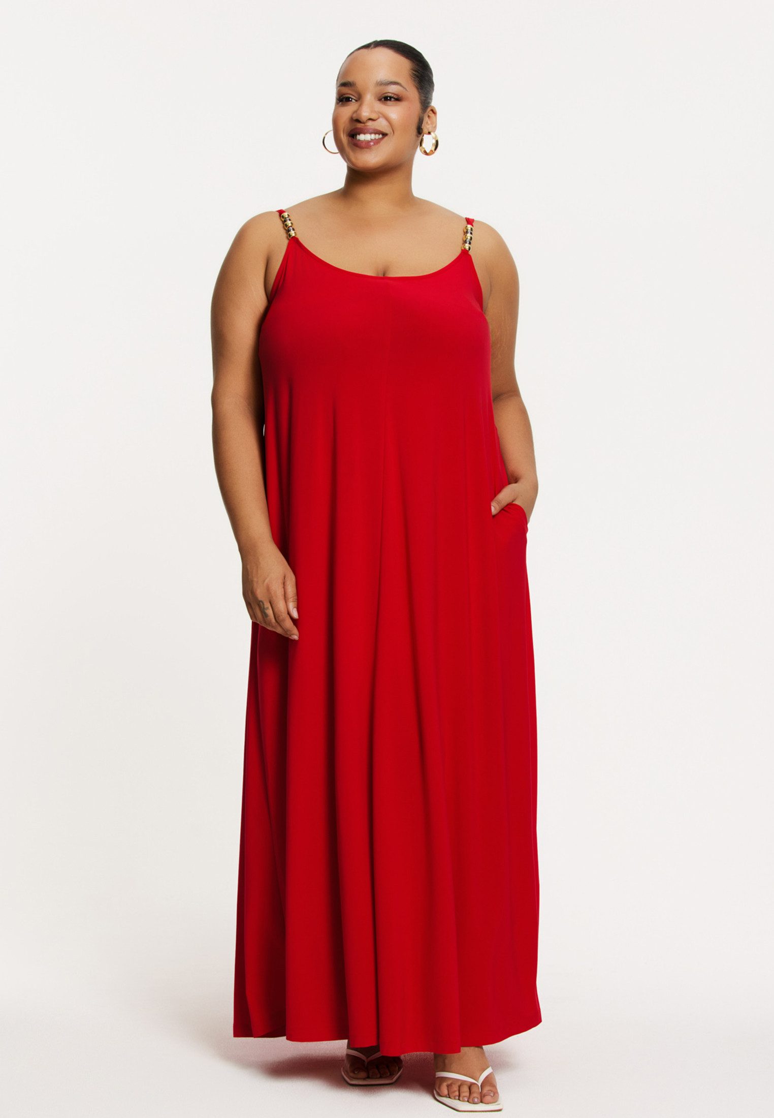 YOEK A-Linien-Kleid Damen Kleid ärmellos günstig online kaufen