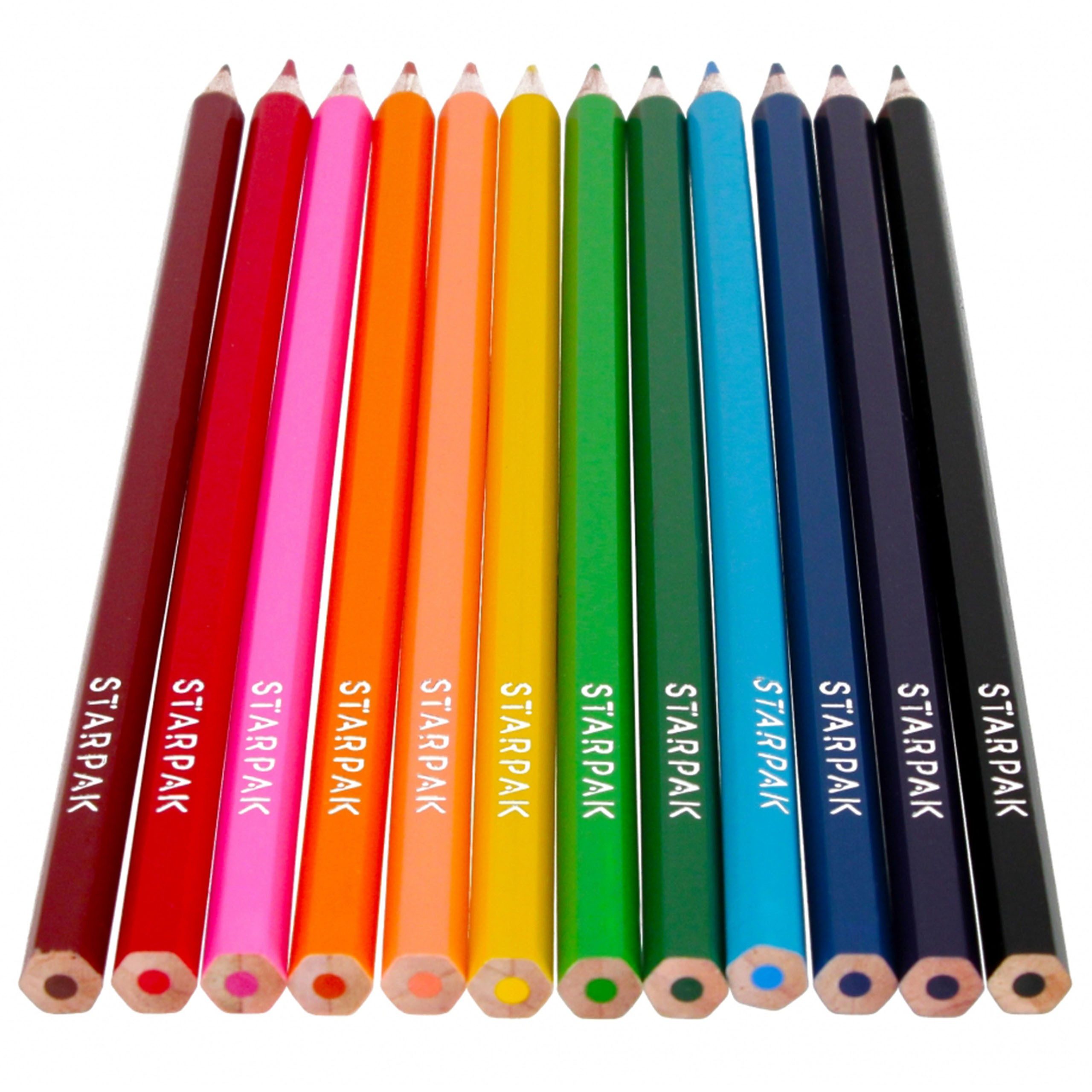 Sarcia.eu Malstift Football Bleistifte, Buntstifte, Schulmalstifte 12 Farben