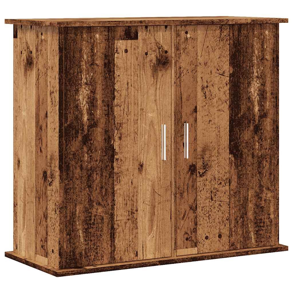 vidaXL Aquariumunterschrank Aquariumständer Altholz-Optik 81x36x73 cm günstig online kaufen
