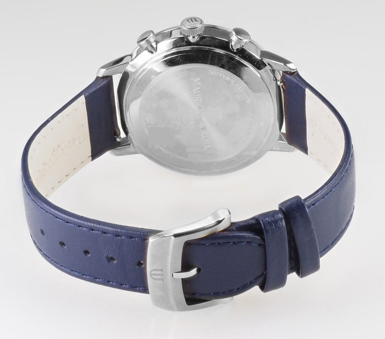 MAURICE LACROIX Chronograph Herren Uhr 40 Ø mm Eliros EL1098-SS001-410-4 Eliros, Chronograph – Bild 3 von 4