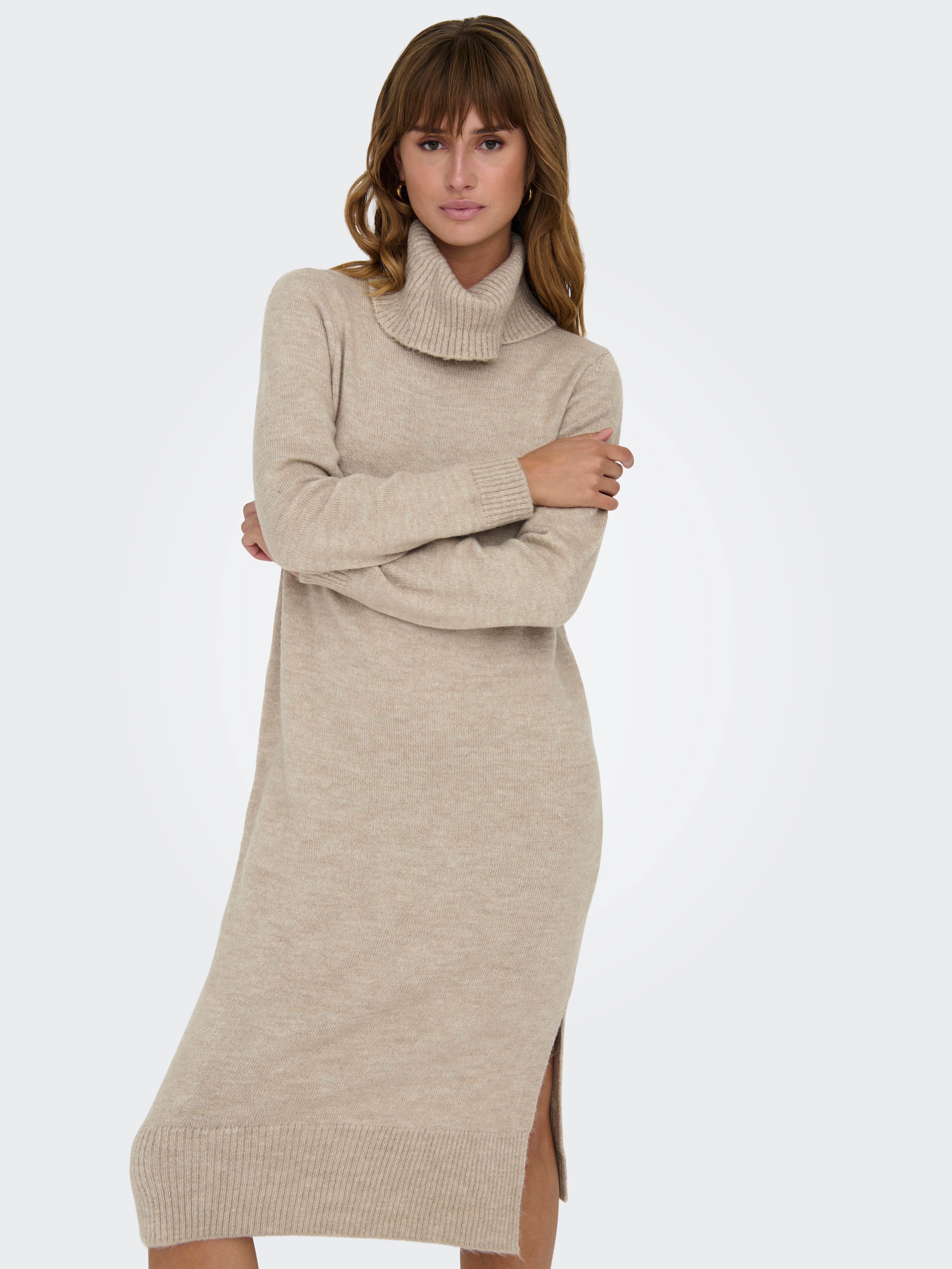 ONLY Strickkleid ONLBRANDIE L/S ROLL NECK DRESS günstig online kaufen